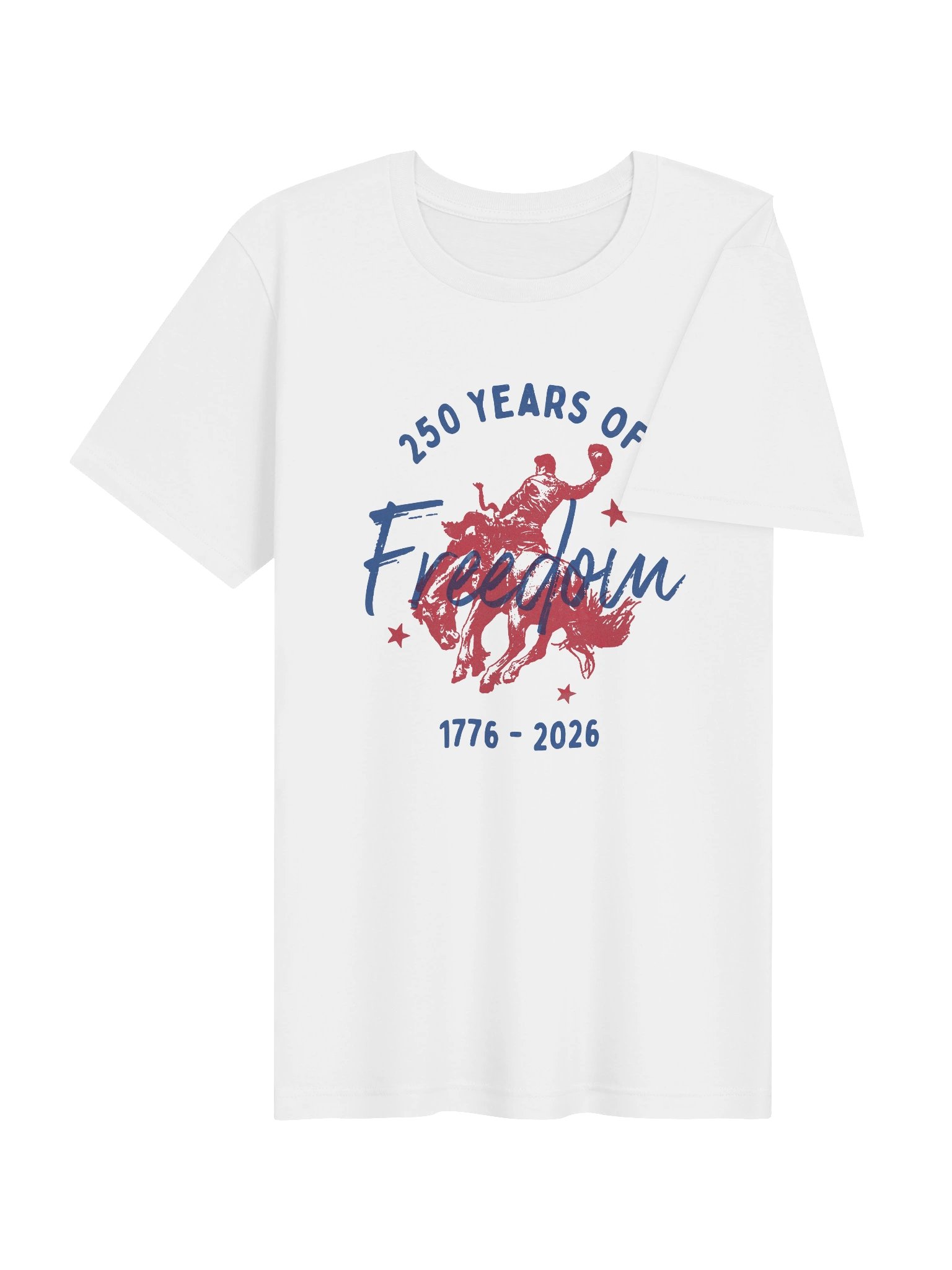 250 Years of Freedom Bucking Horse Tee product image (4)
