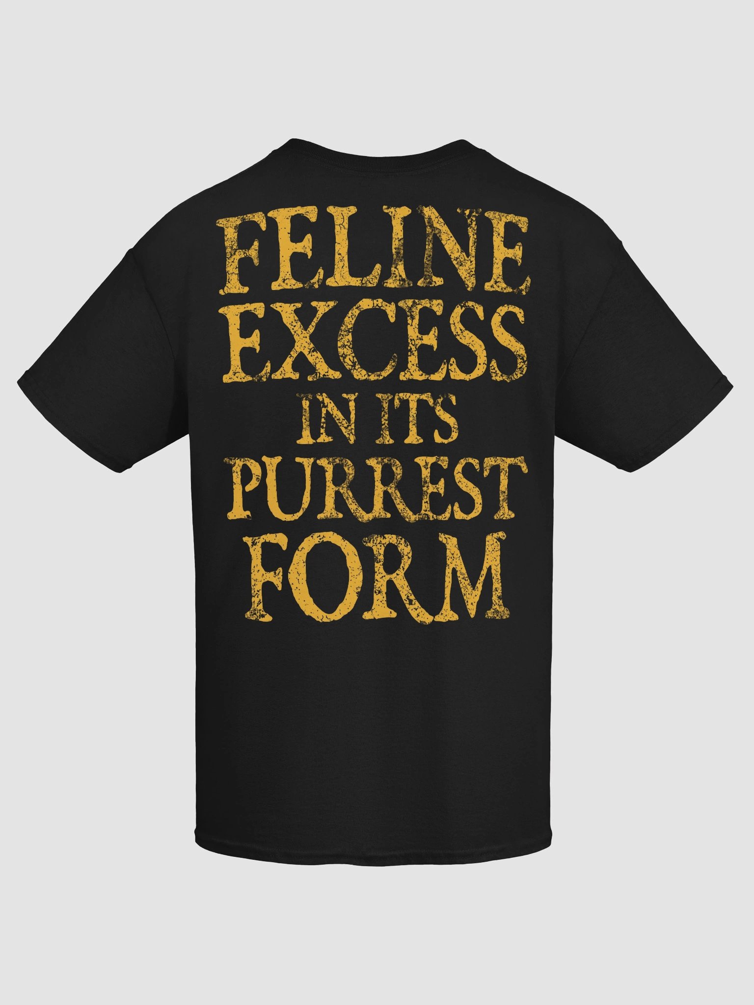 CLAWBAR FELINE EXCESS TEE — CROWBAR PARODY MERCH product image (7)
