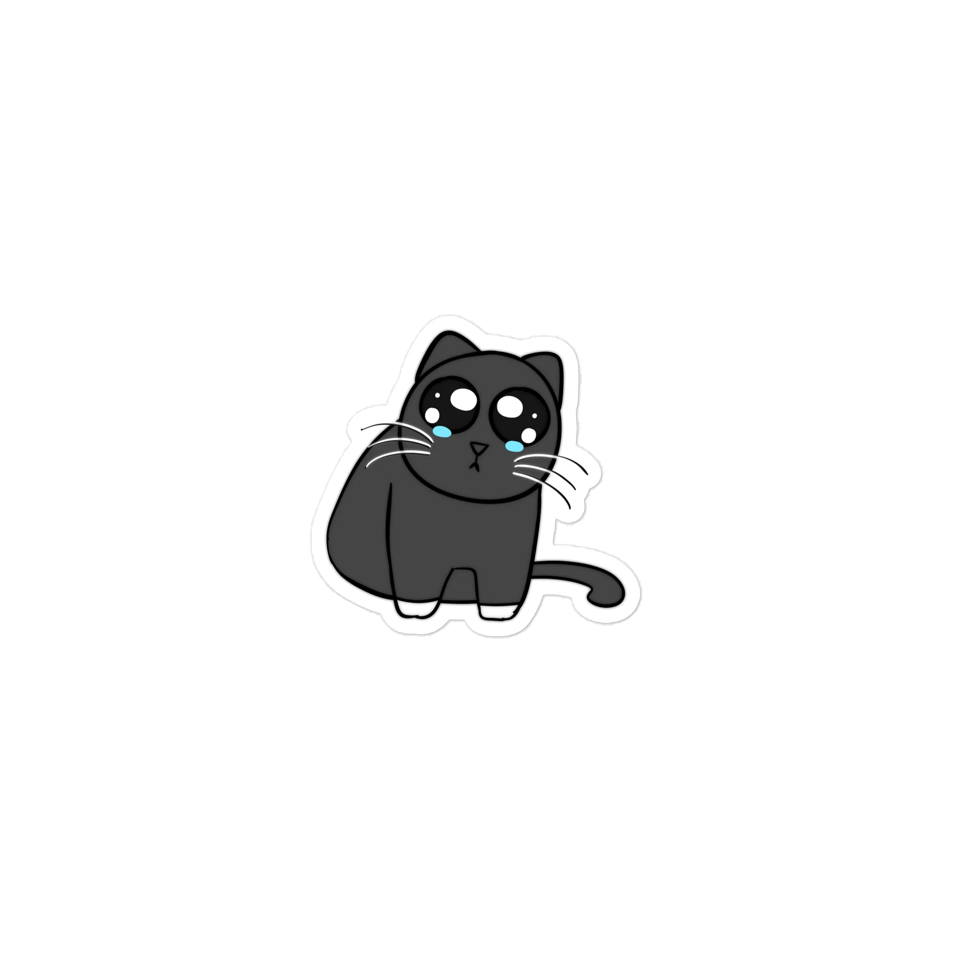 Sad Kitty Sticker product image (1)