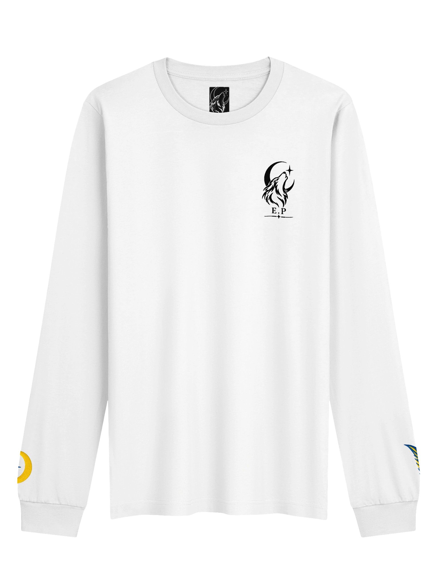 T-shirt manche longue 100% coton - Collection spéciale, Brodé manches + buste / avec dessin arrière, La dernière prière product image (1)