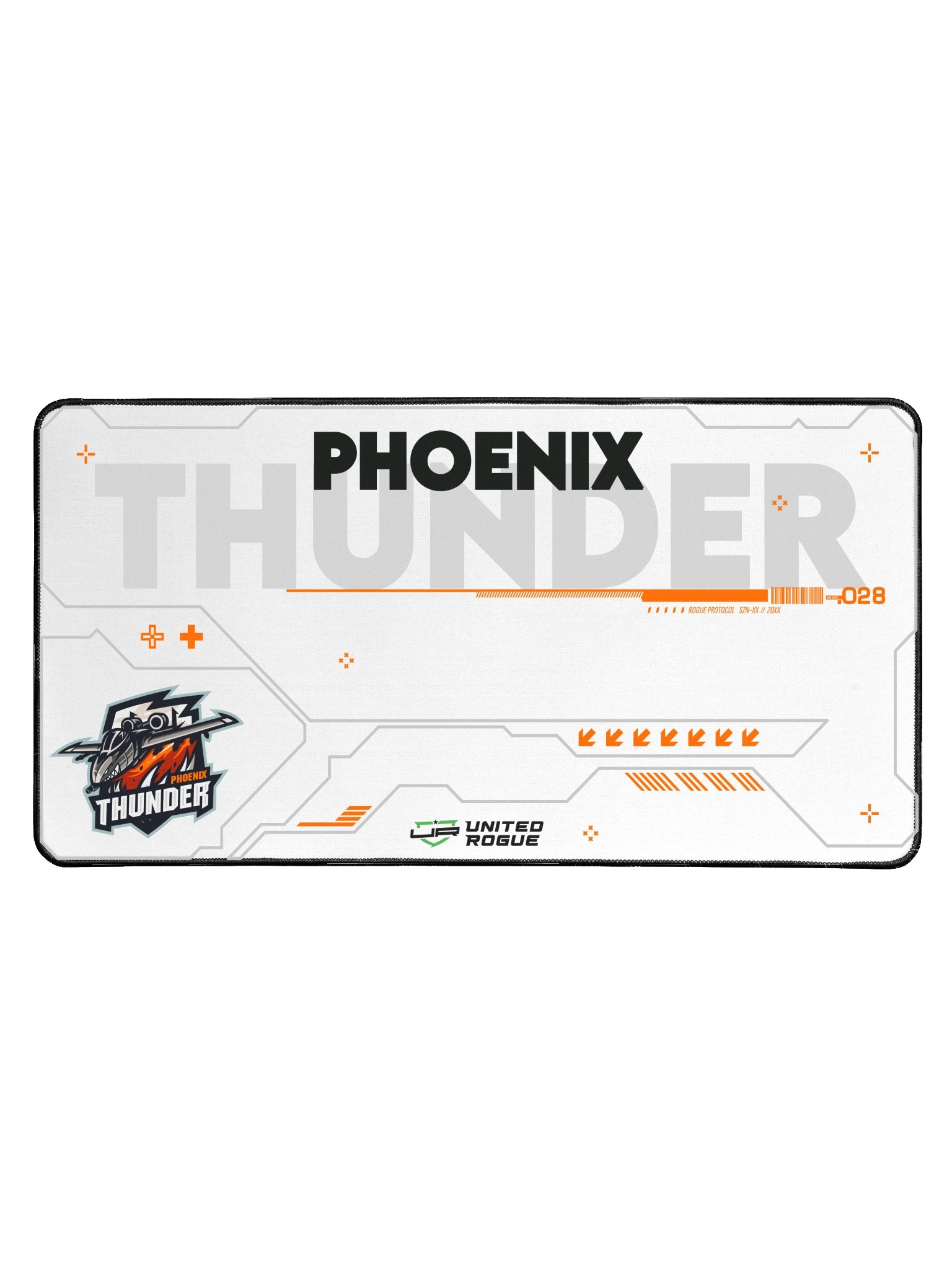 Phoenix Thunder White Desk Mat product image (1)