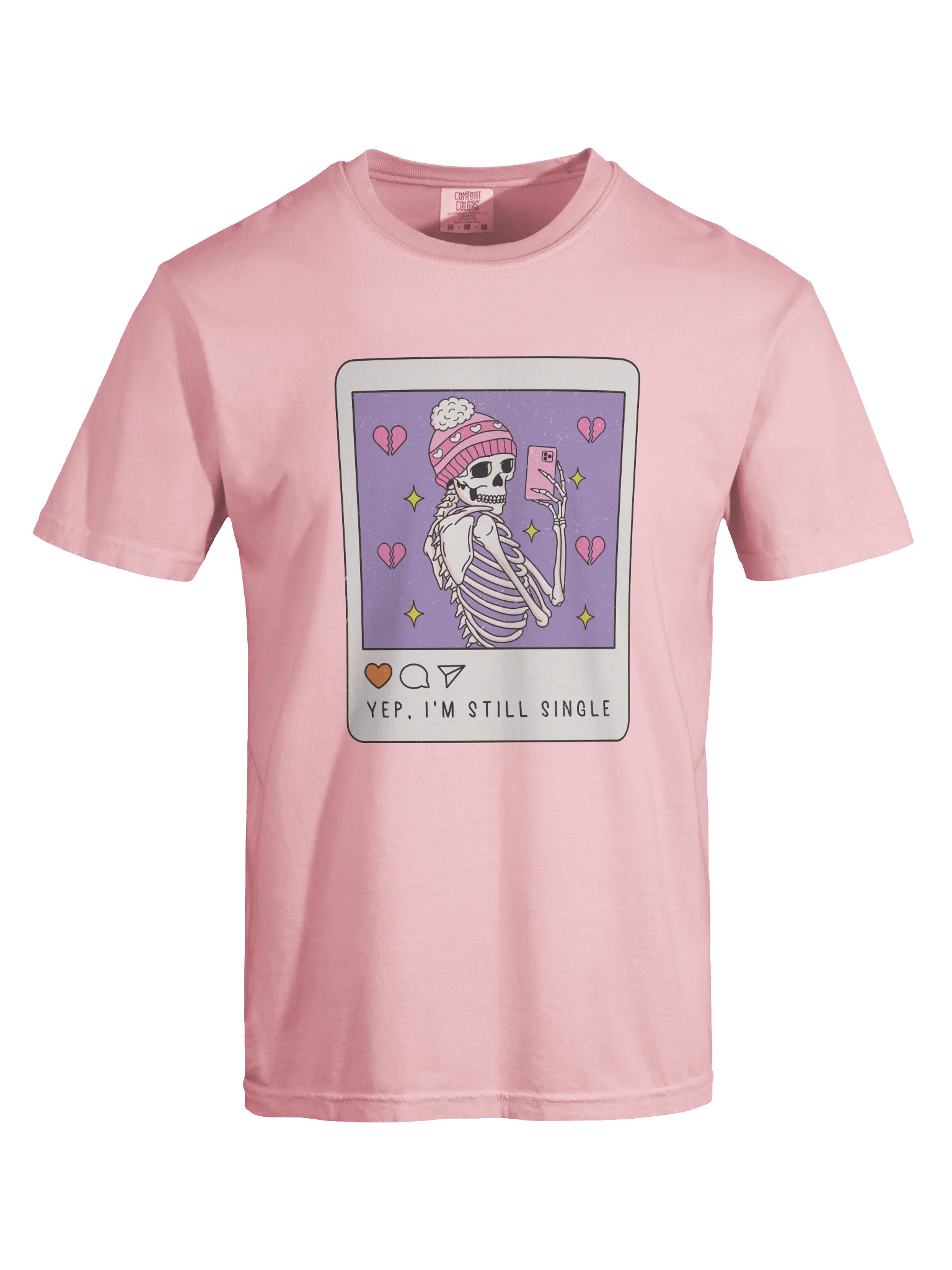 Selfie Skeleton Single Tee product image (4)