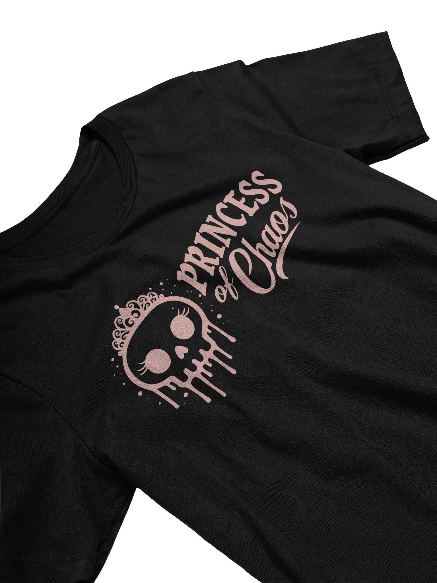 Princess of Chaos Skull Tee - Pink product image (14)