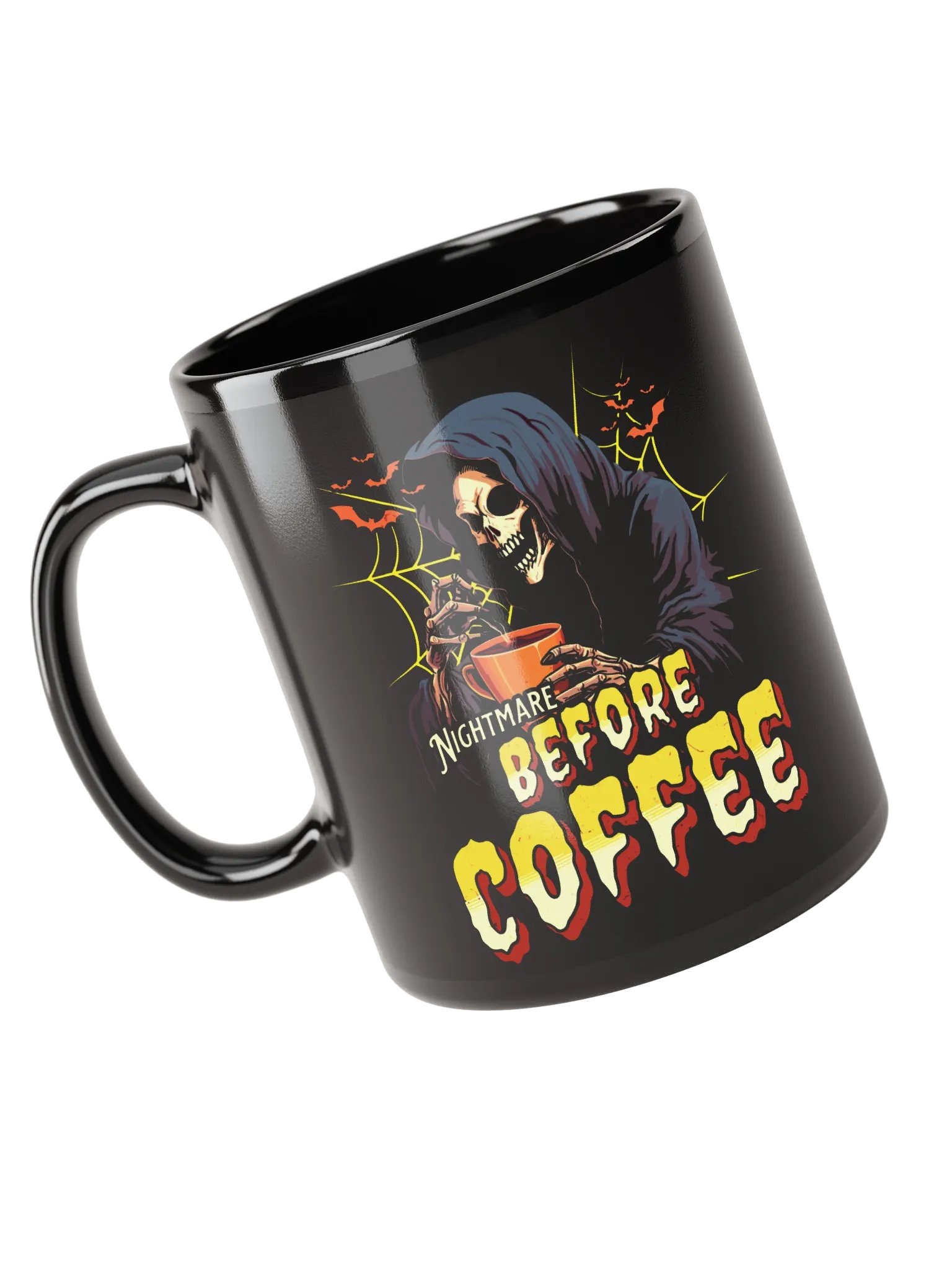 Skeleton Drinking Coffee Mug – 
