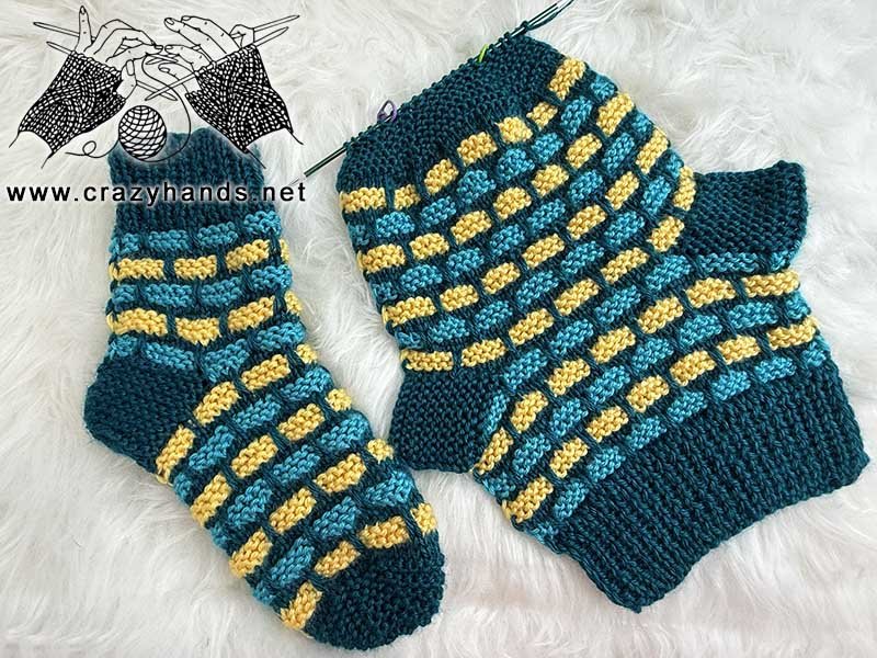 Bricklane Flat Knit Socks Pattern product image (6)