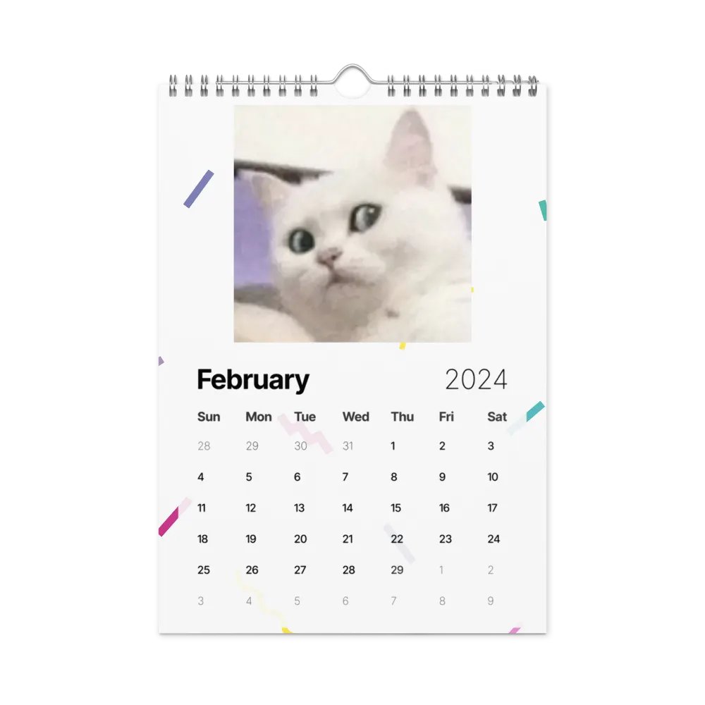 Wall Calendar (2024): Meme Cats product image (7)