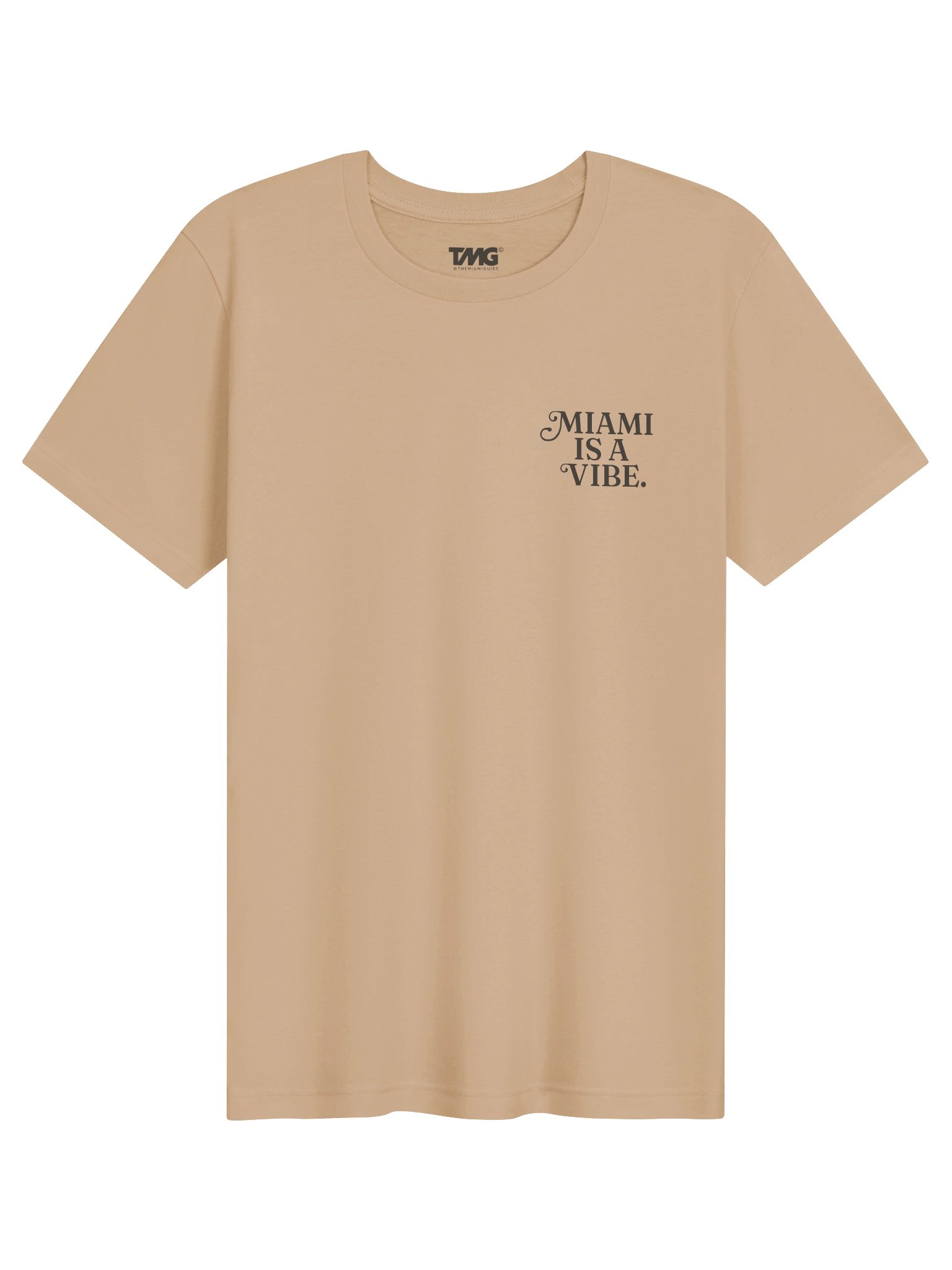 Miami Is A Vibe Tee — Sand product image (1)