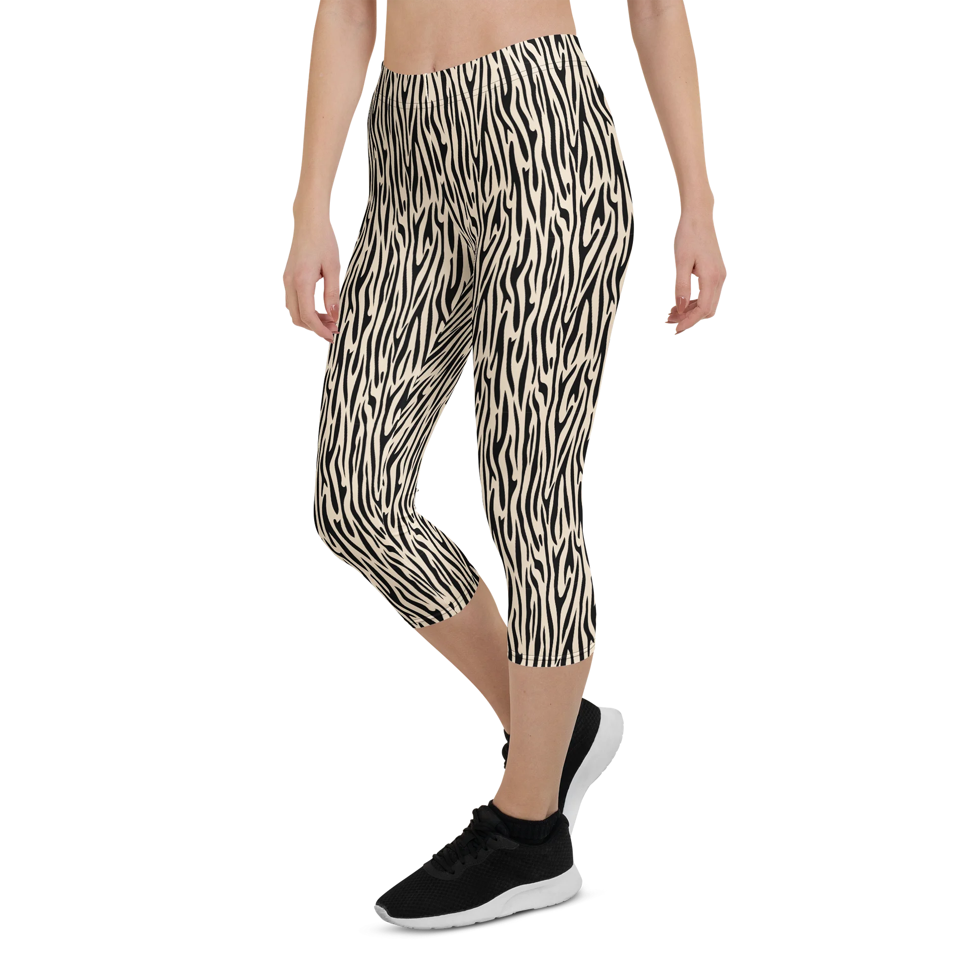 Bold Animal Print Capri Leggings for Active Wear product image (5)