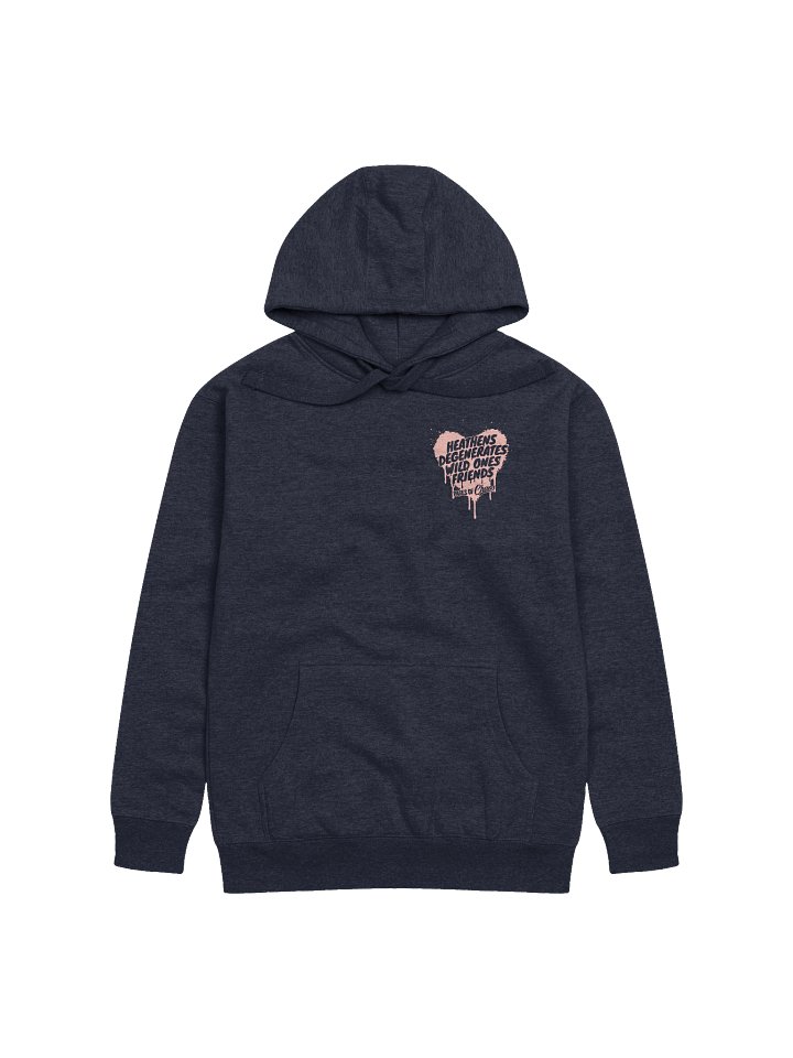 Heathens, Degenerates, Wild Ones, and Friends Hoodie - Pink product image (2)