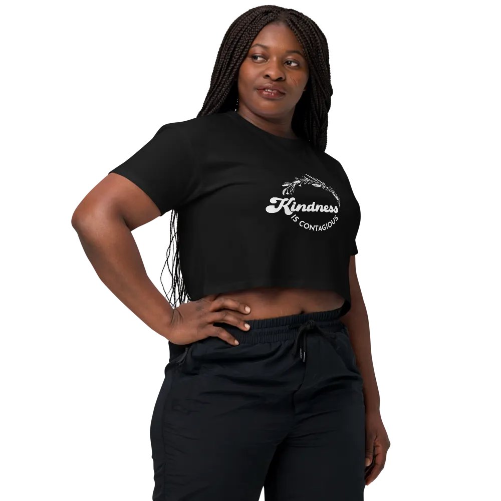 Kindness is Contagious Crop T-Shirt product image (2)