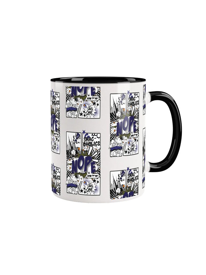 Shac-oholics Comic Blast Mug - Dark Blue 
