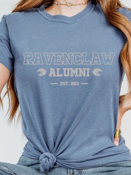 Ravenclaw Wit Alumni Vintage Collegiate Style Shirt product image (8)