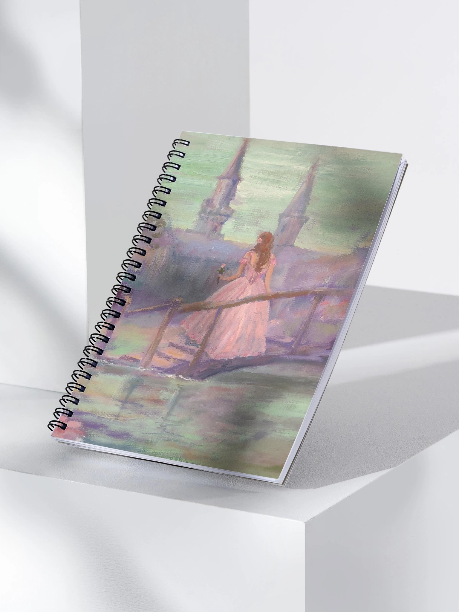 Lavender Cottage Princess Spiral Notebook product image (3)