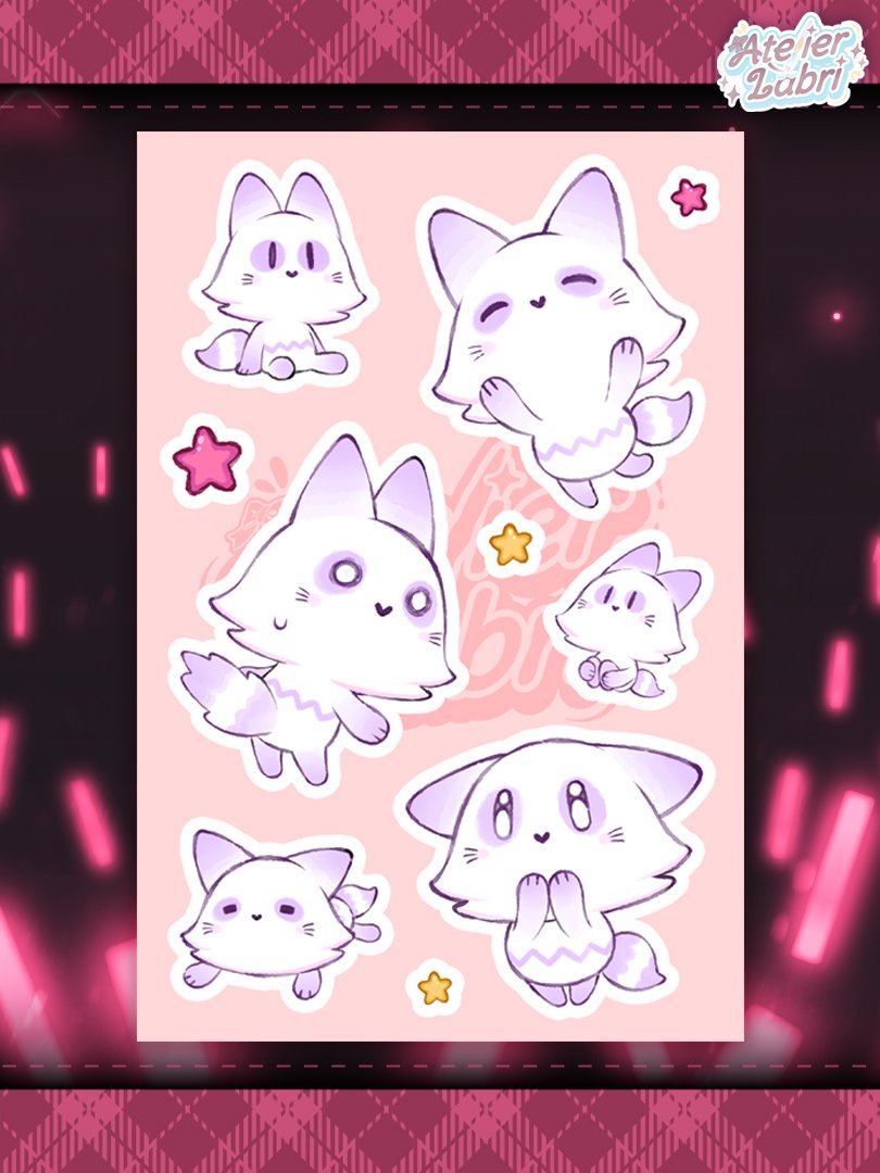 Raki Kazuki Trashpan Sticker Sheet product image (1)
