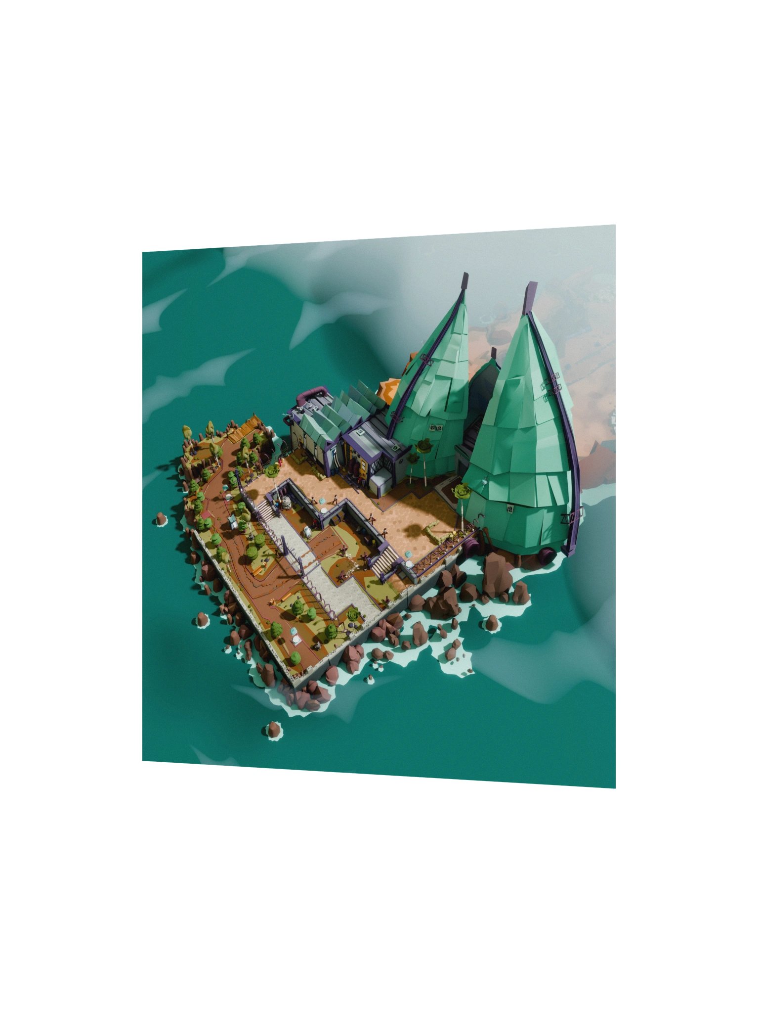 Fortress Island — Art Print product image (2)