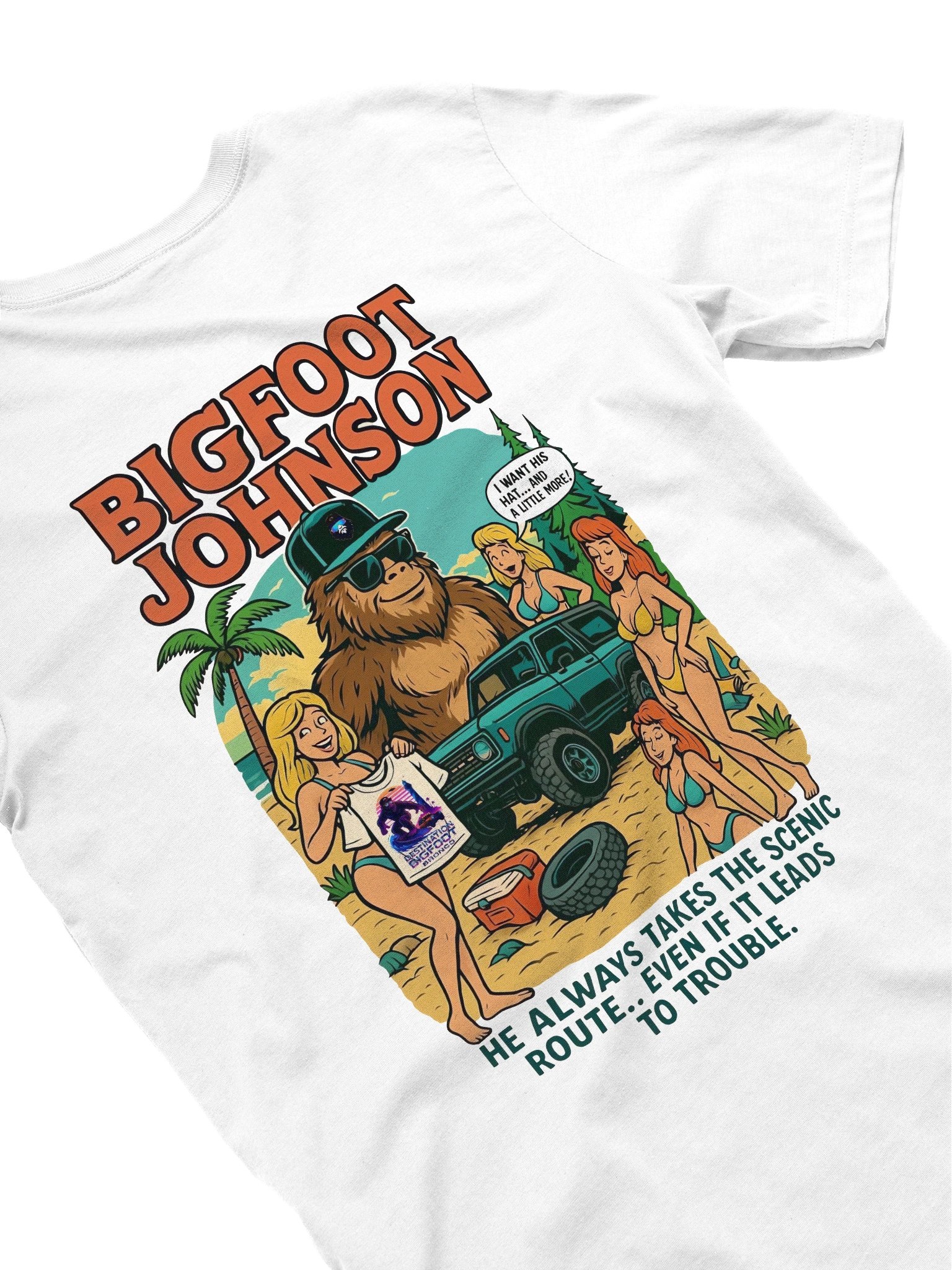 Bigfoot Johnson Scenic Route Tee (White) product image (4)