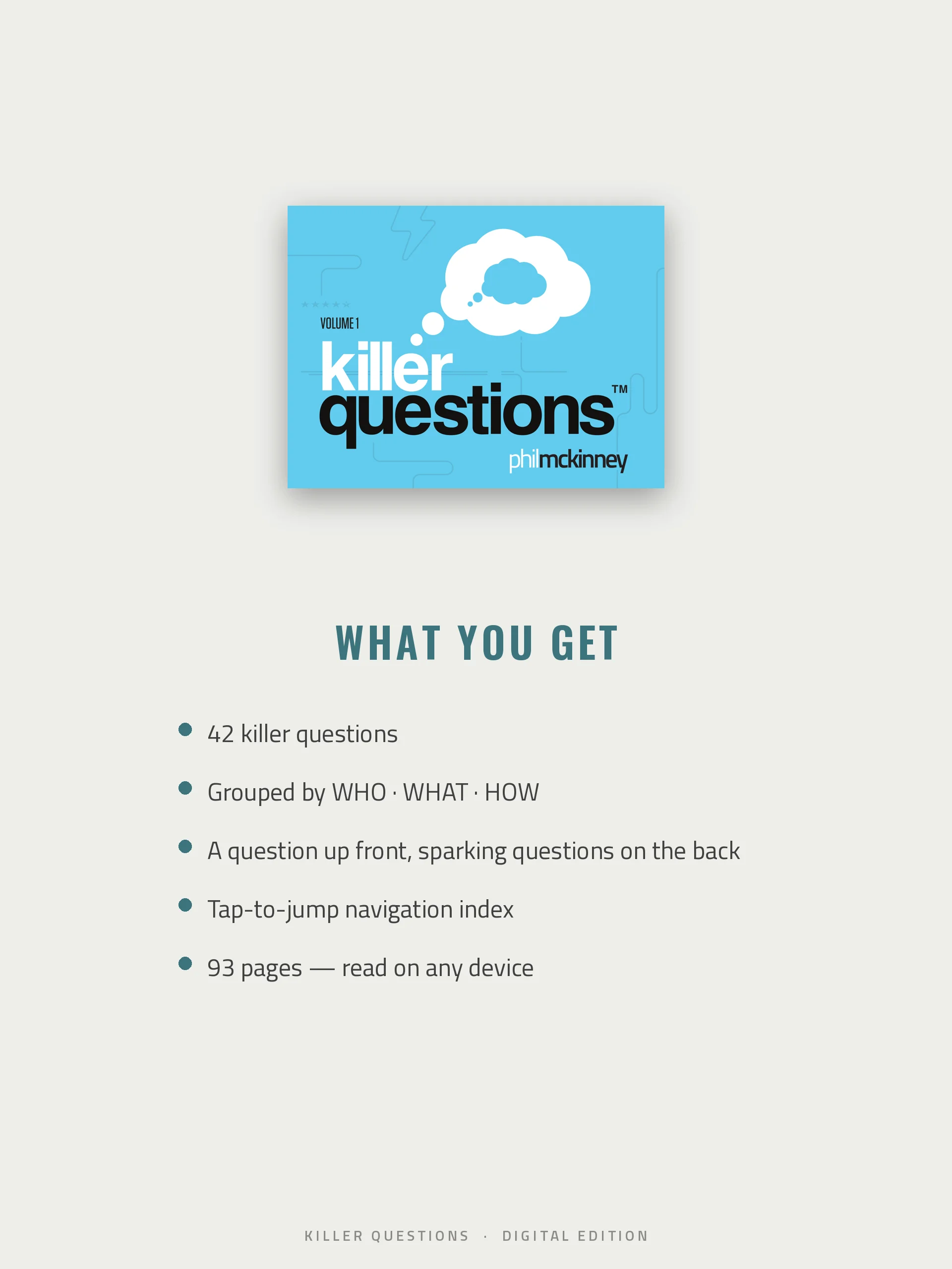 Killer Questions Card Deck — Digital Edition product image (5)
