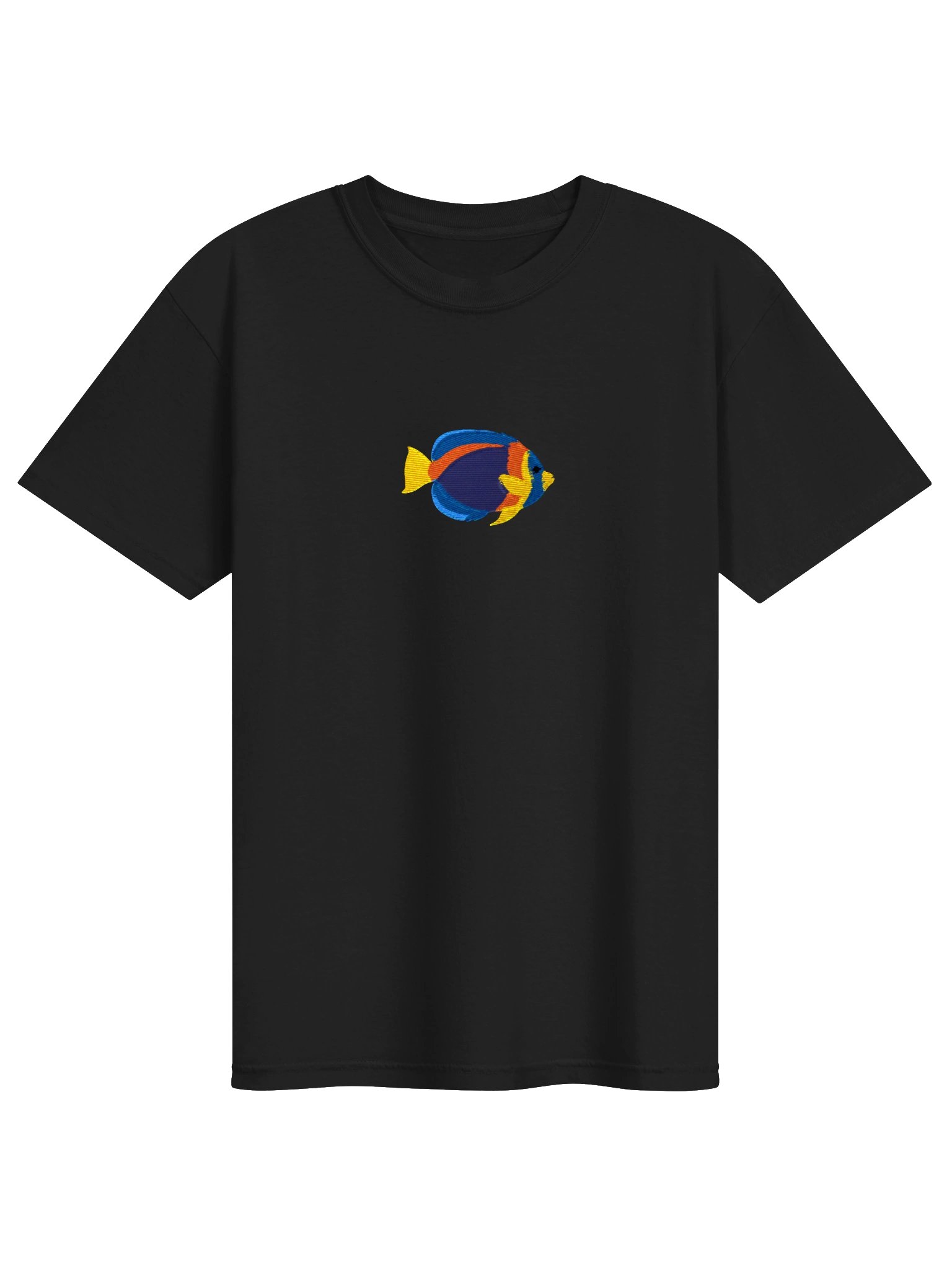 Scribbled Angelfish Premium T-Shirt (Embroidered) for Reef and Marine Aquarium Lovers product image (5)