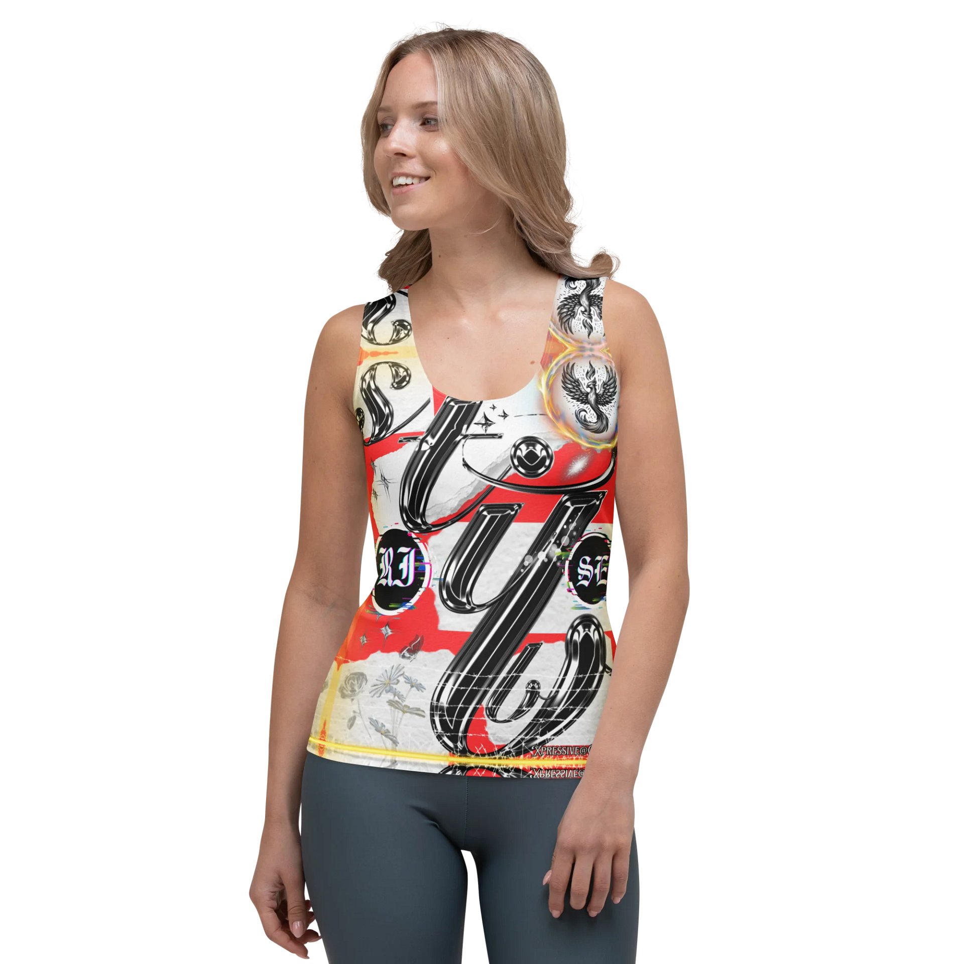STILL RISE PHOENIX HERS RED TANK product image (1)