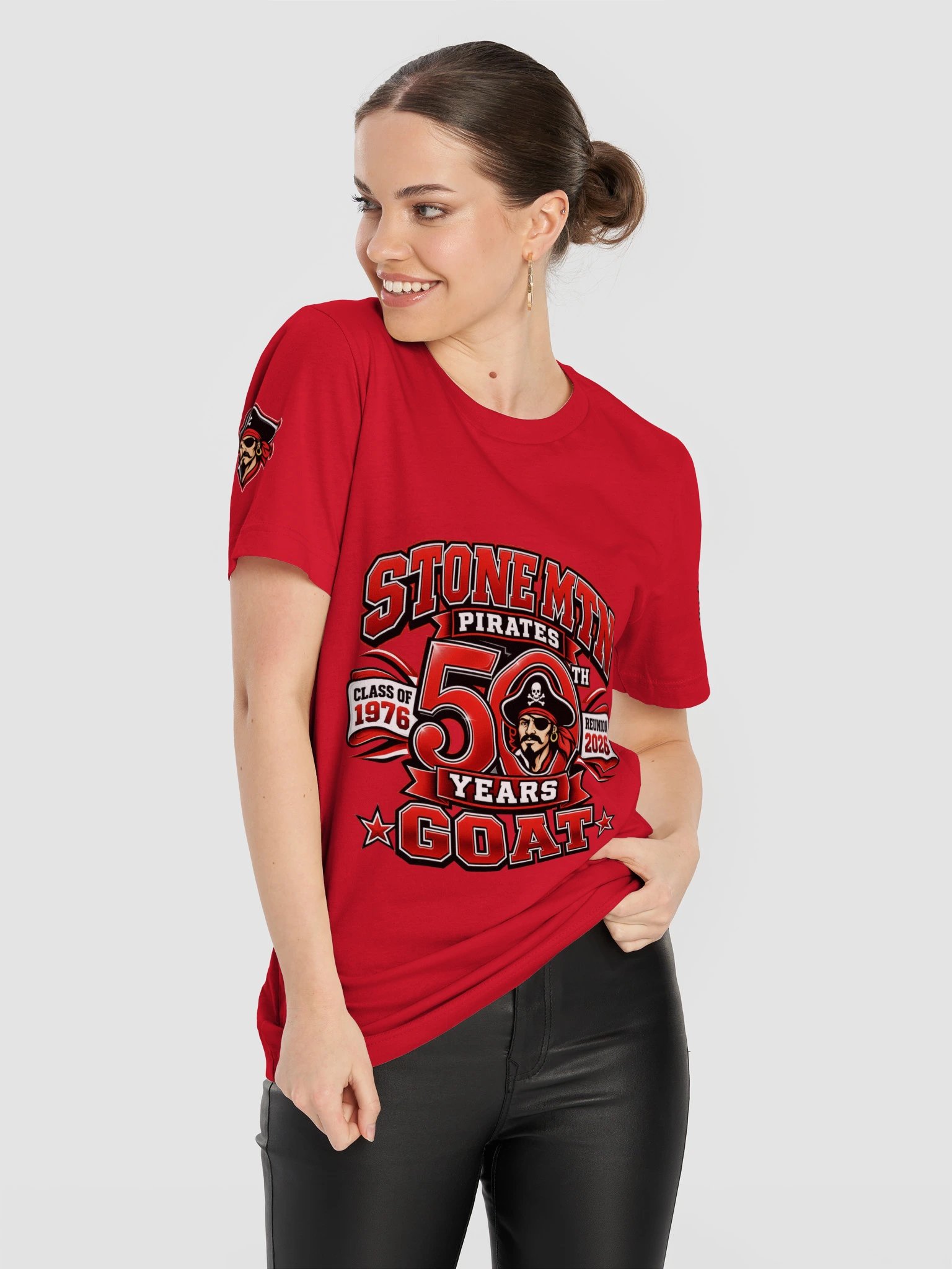 Stone Mtn Pirates 50 Years GOAT Shirt product image (51)