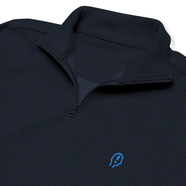 EXCLAIMING MENTALLY (aqua) embroidered quarter zip product image (11)