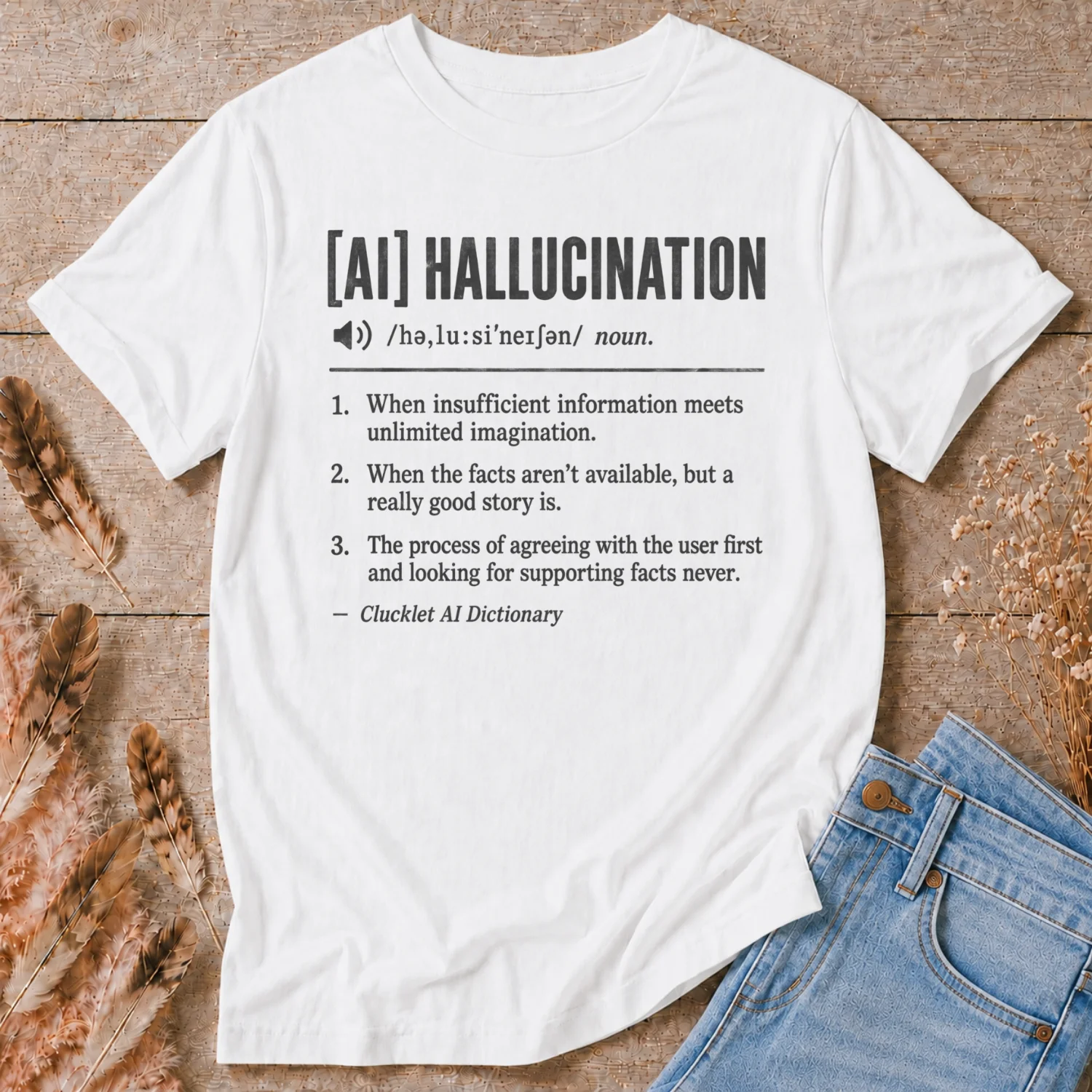 AI Hallucination Dictionary T-Shirt product image (4)