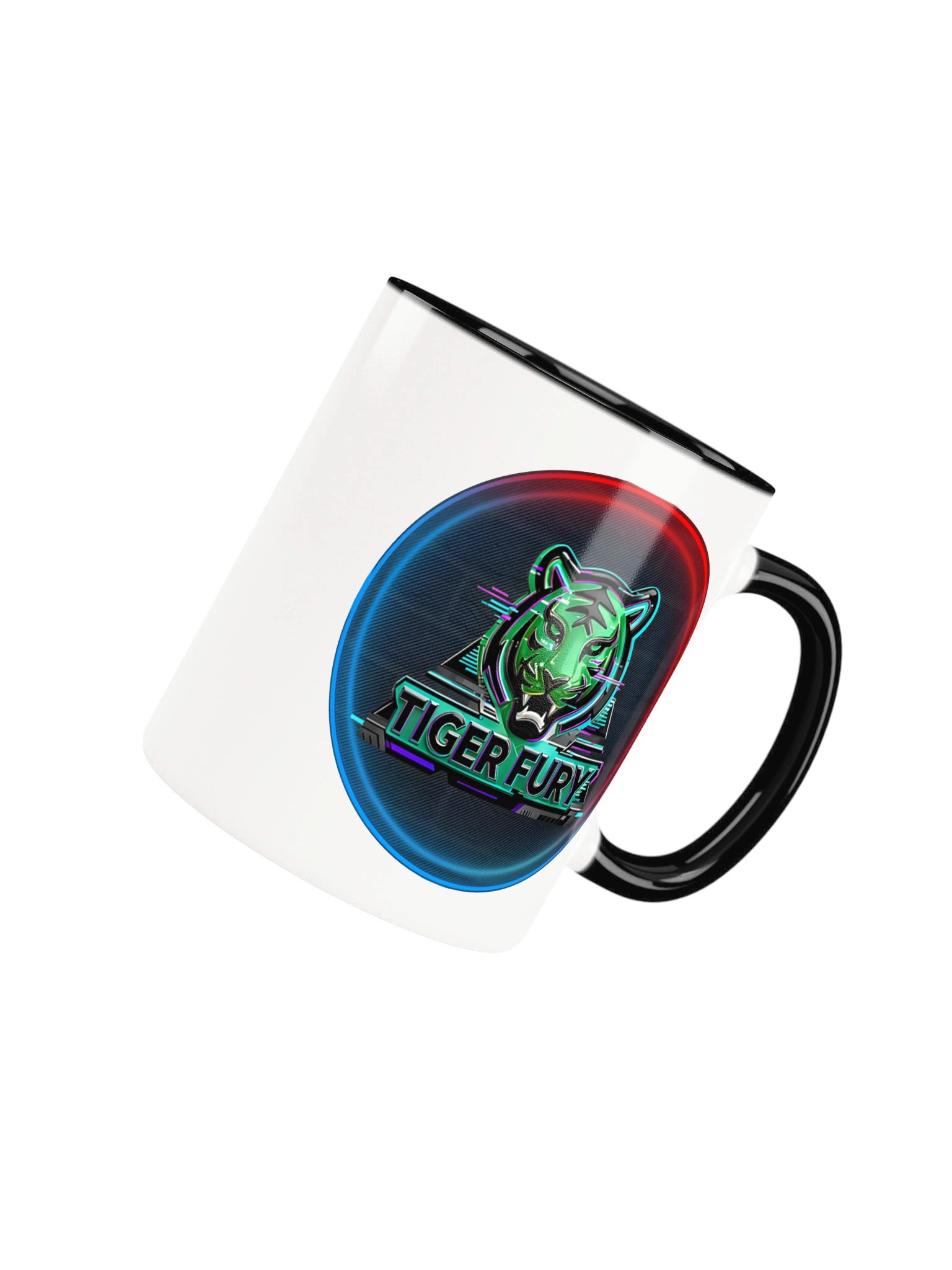 Tiger Fury Neon Logo Mug product image (7)