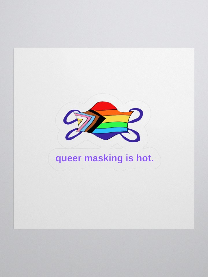 Queer Masking Is Hot sticker product image (2)