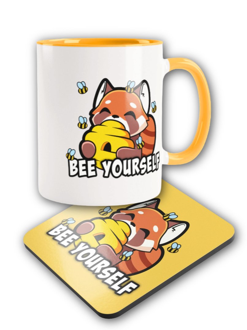 Bee Yourself Mug & Coaster Set product image (1)