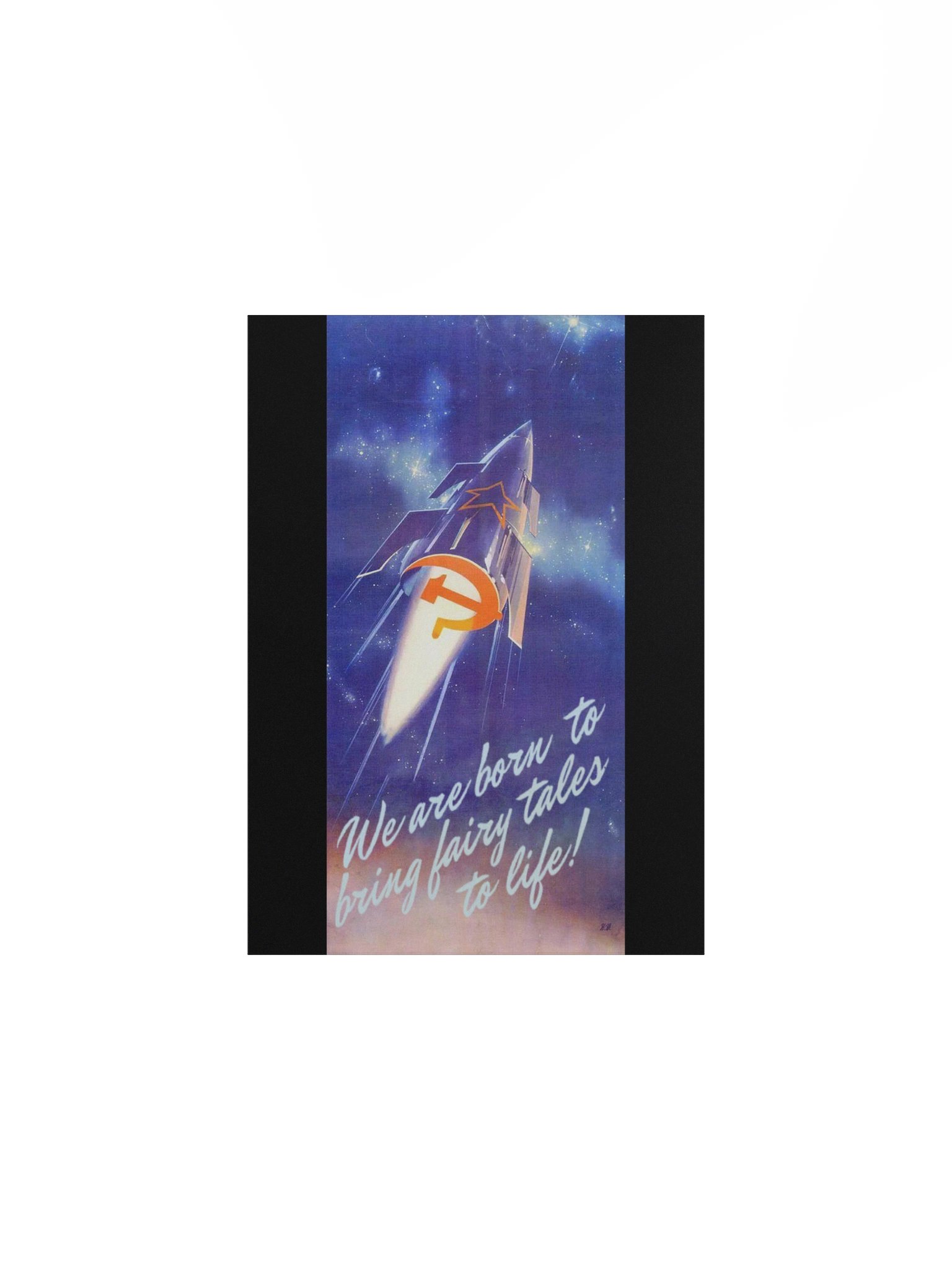 We are born to bring fairy tales to life Poster (black canvas) product image (2)