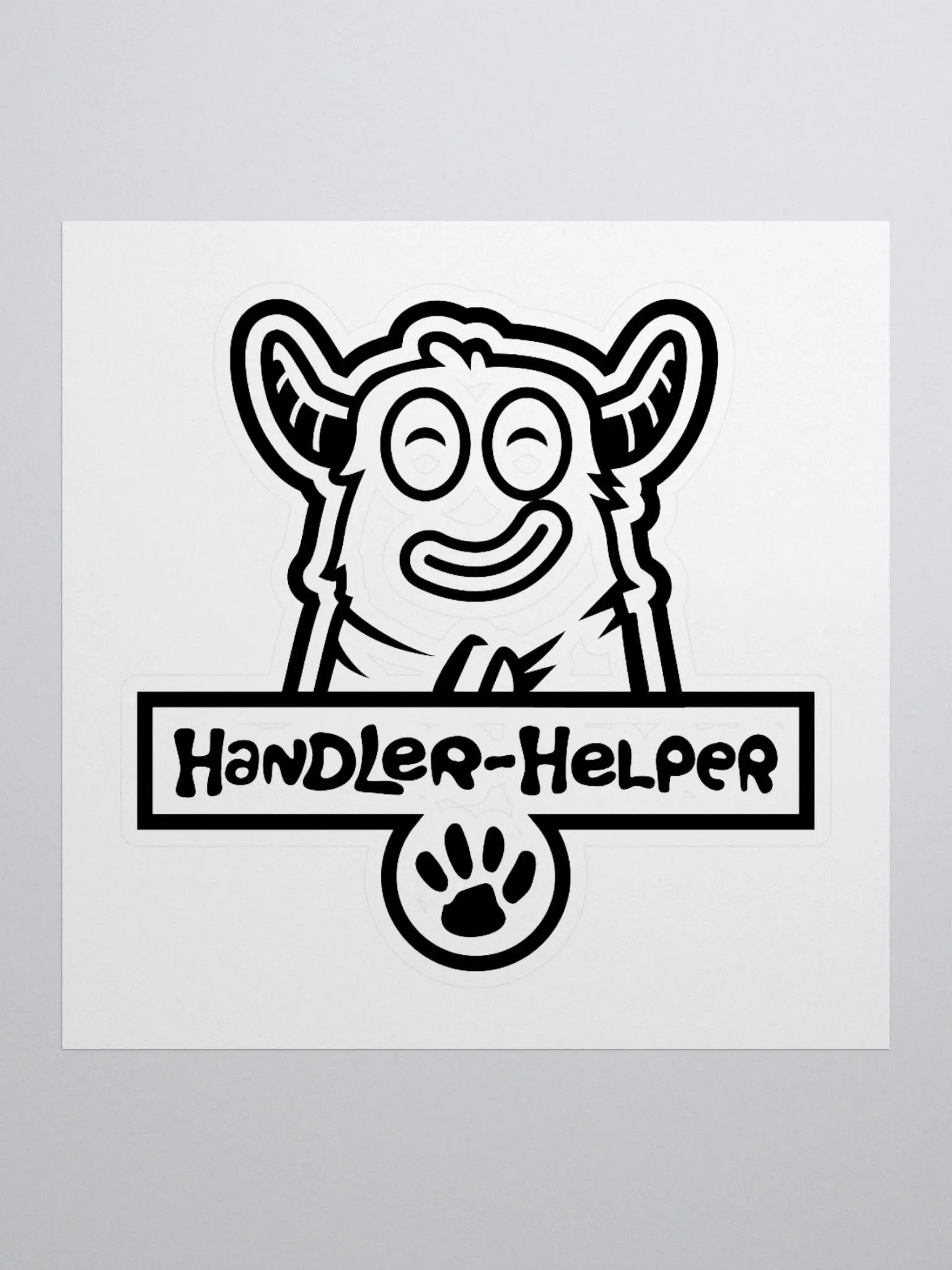 Handler-Helper Sticker product image (1)