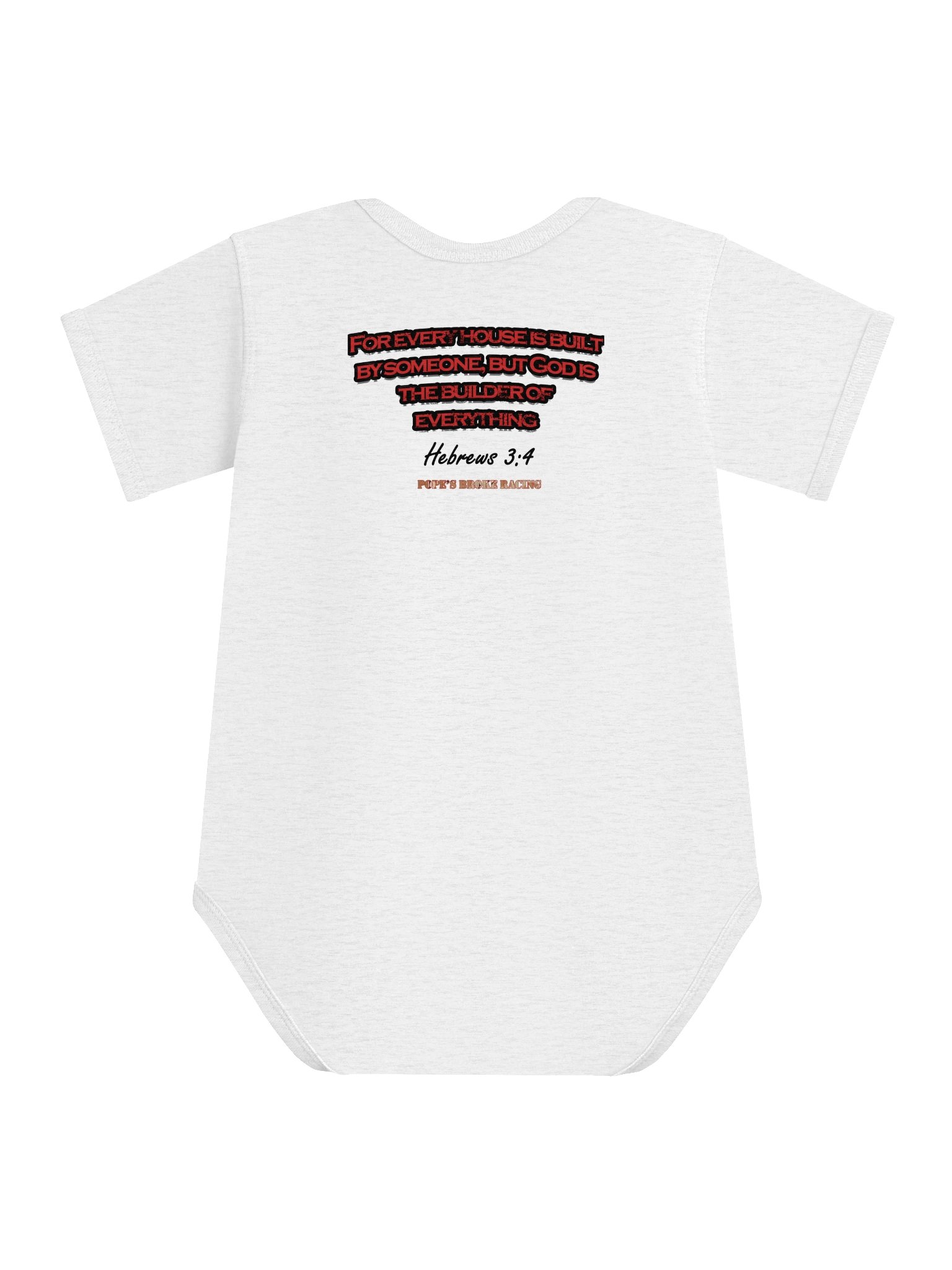 Built by God Baby Bodysuit product image (2)