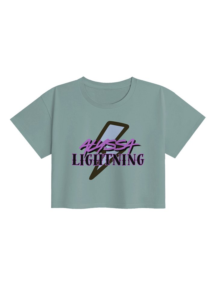 Alyssa Lightning Cropped Tee product image (1)