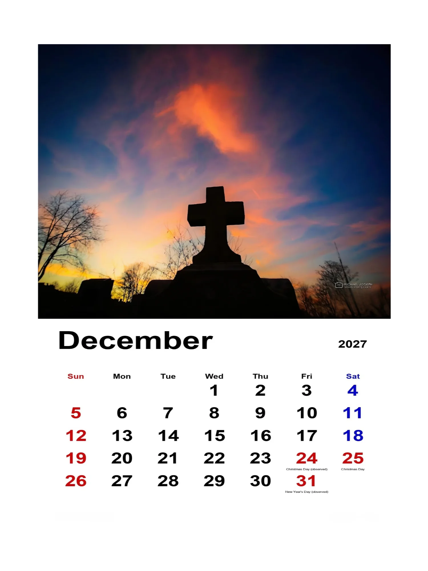 2027 Everyday Skies Photo Wall Calendar product image (5)