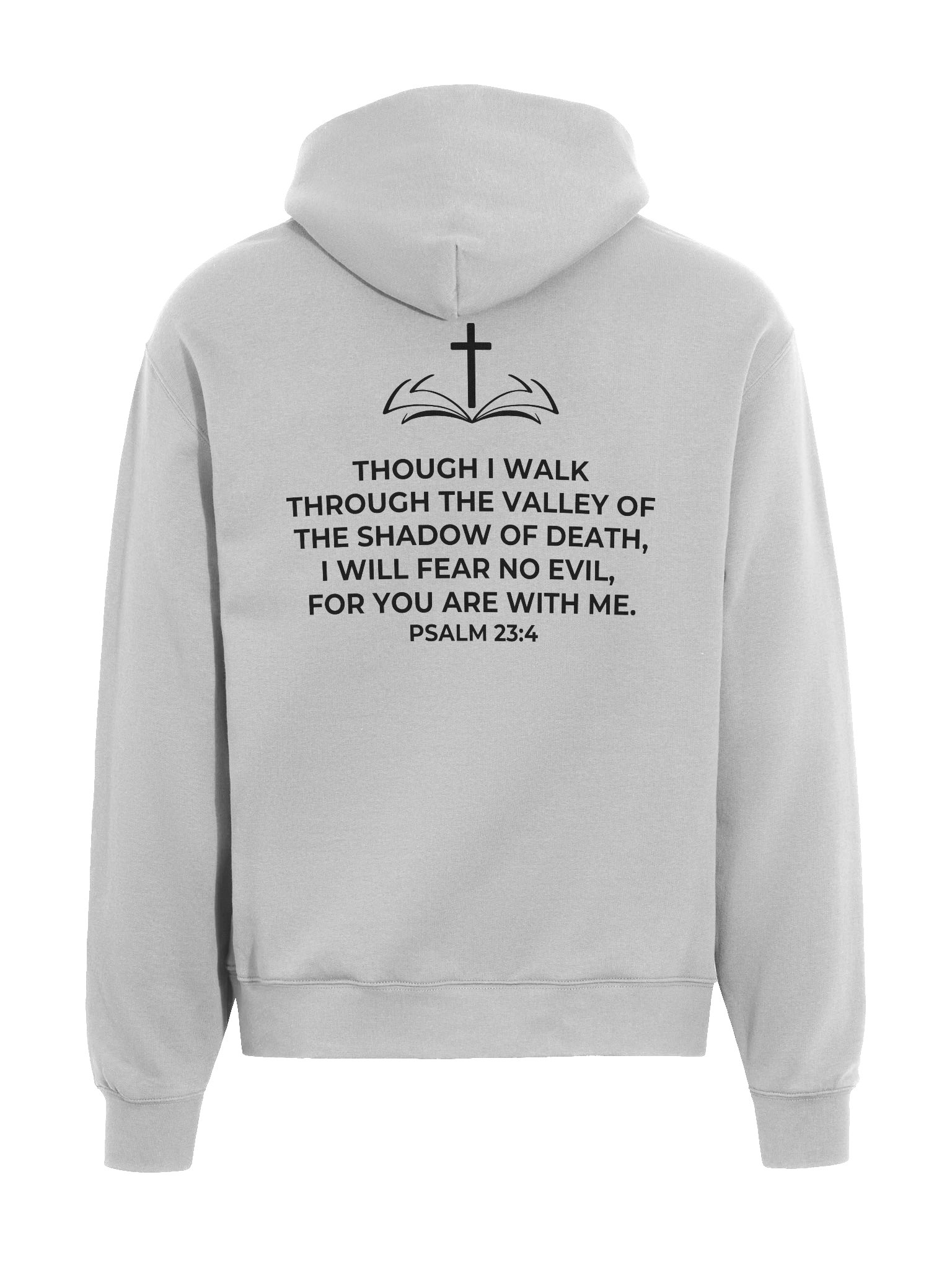 Psalm 23:4 Eclipse Oversized Hoodie [Dark] product image (1)
