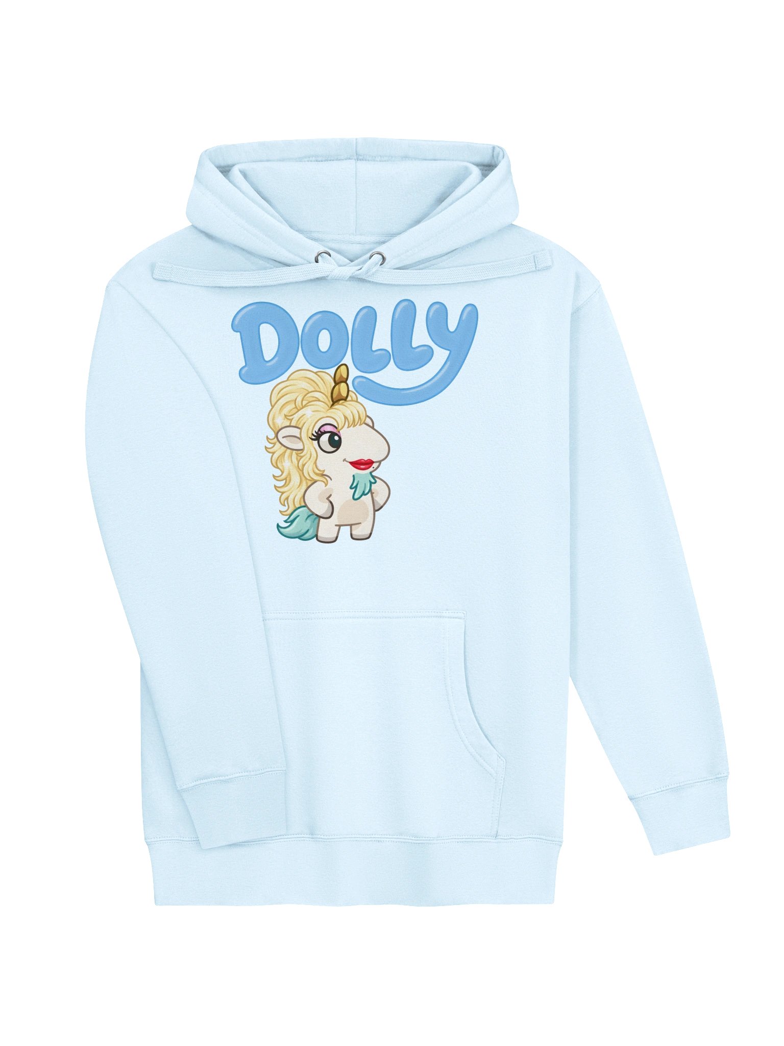 Dolly Unicorse Mashup Shirt & Hoodie | Bluey x Dolly Parton Parody product image (45)