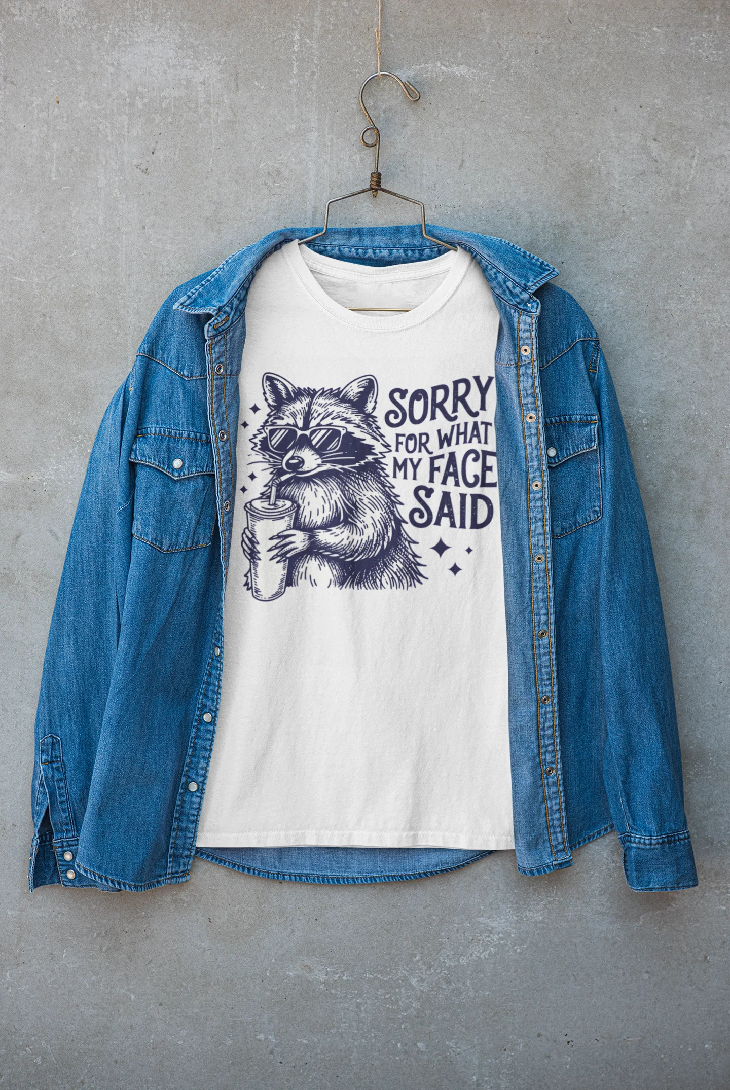 Sorry for What My Face Said Tee product image (3)