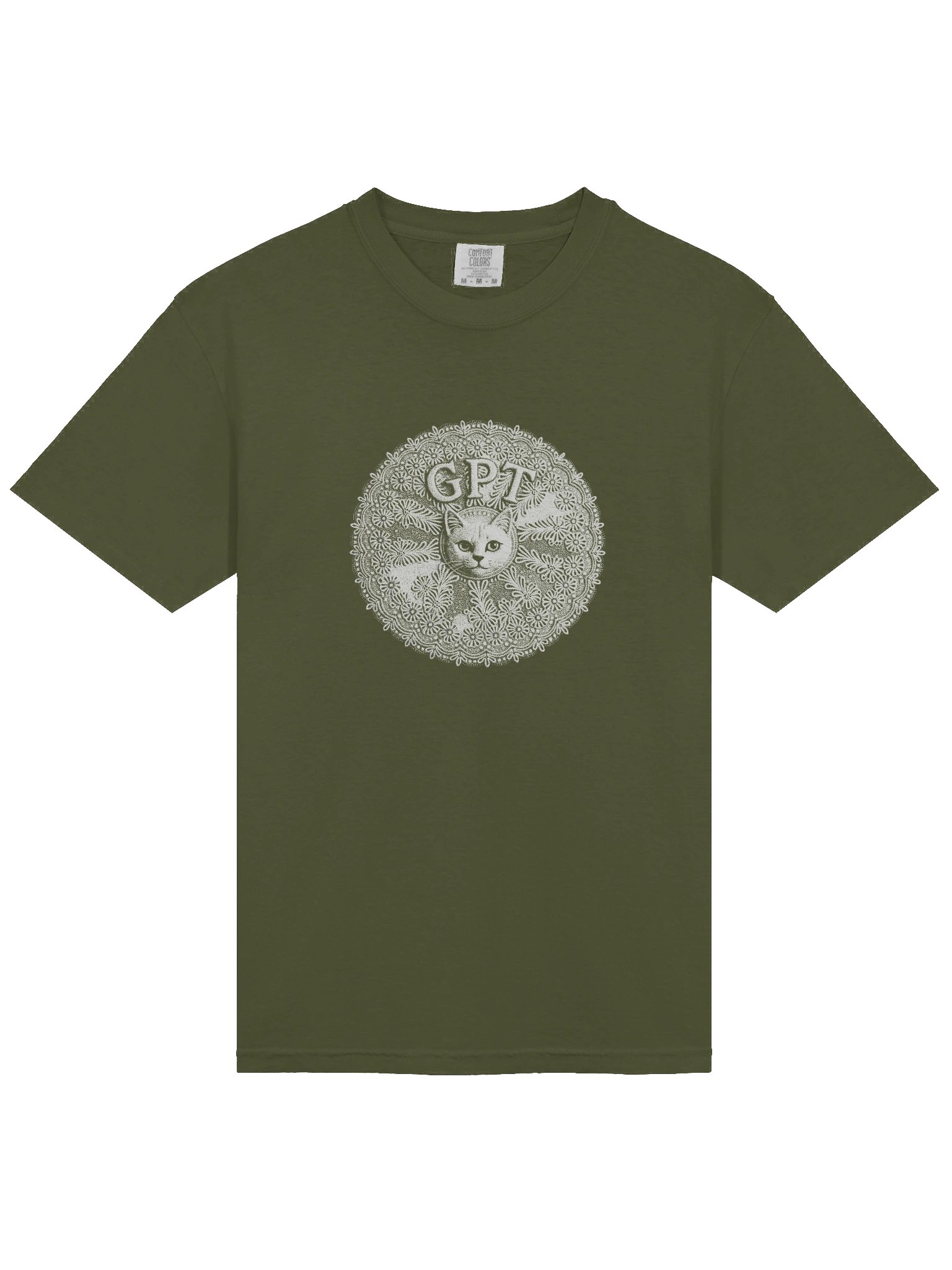 "GPT Cat" T-Shirt - Victorian Lace & Vintage Style product image (5)