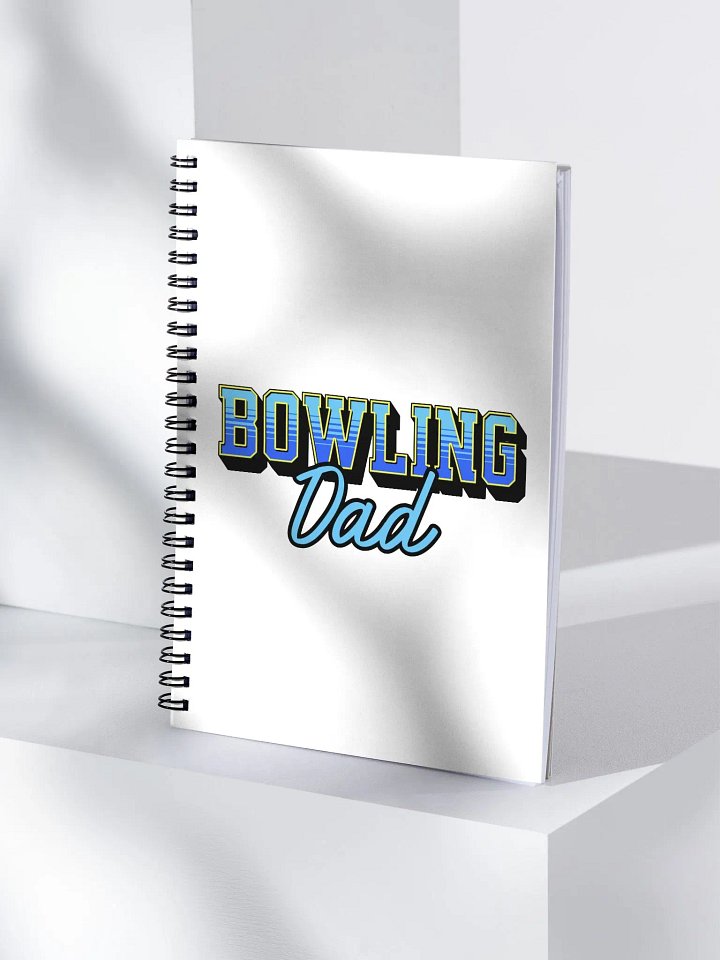 Bold Bowling Dad Spiral Notebook product image (1)