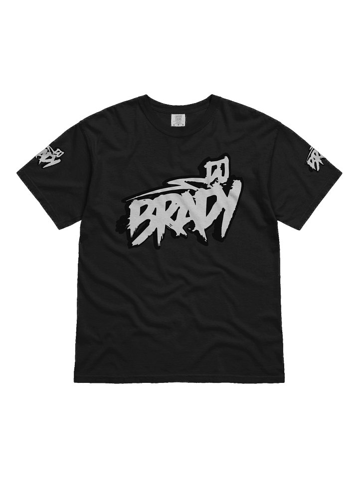 DJ Brady Black T Shirt White Logo product image (1)