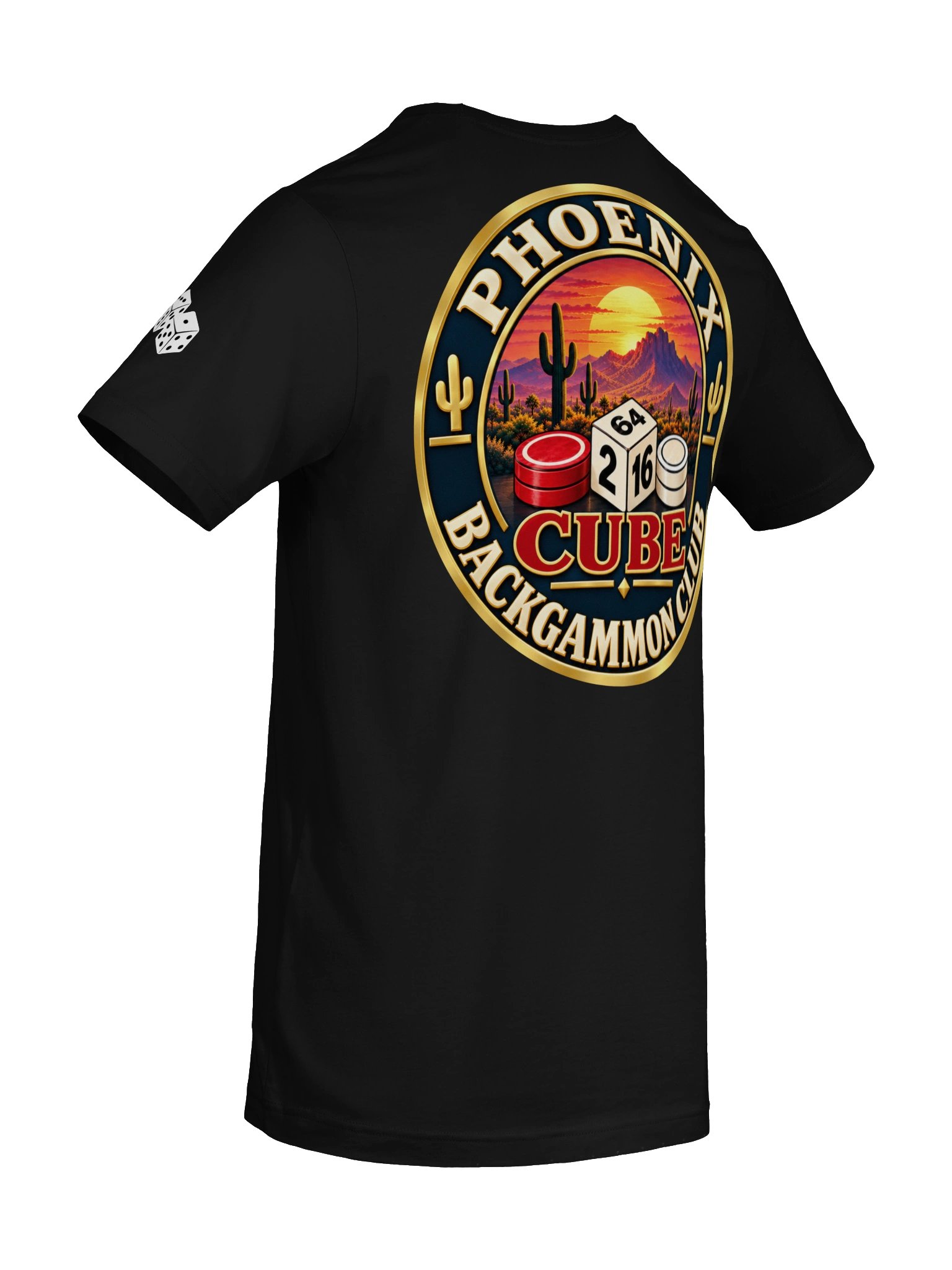 Phoenix Cube Backgammon Club Tee product image (8)