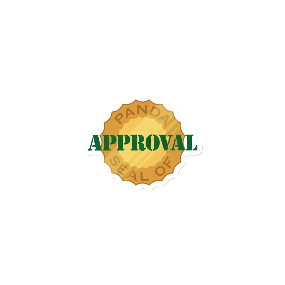 Panda Seal of Approval Magnet product image (1)