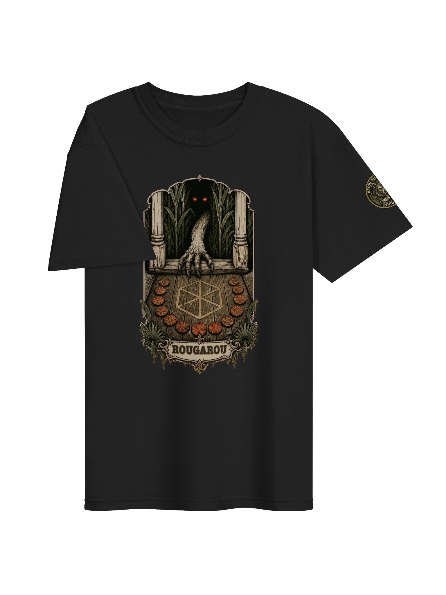 Rougarou — Thirteen at the Threshold Night Watch Tee product image (5)