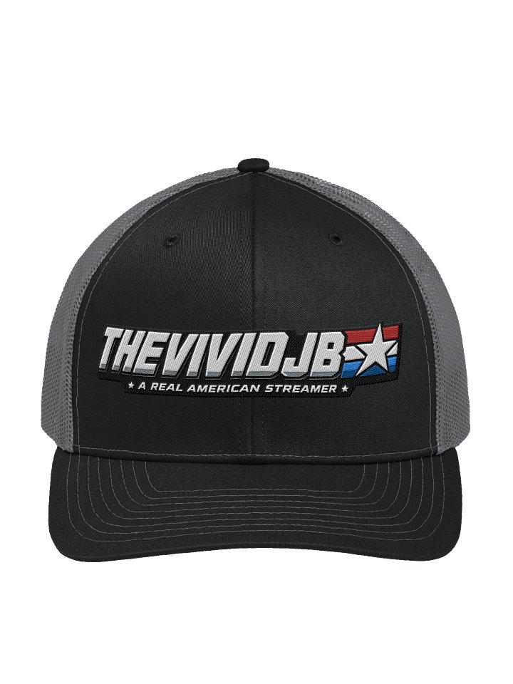 TheVividJB Real American Streamer Trucker Hat product image (1)
