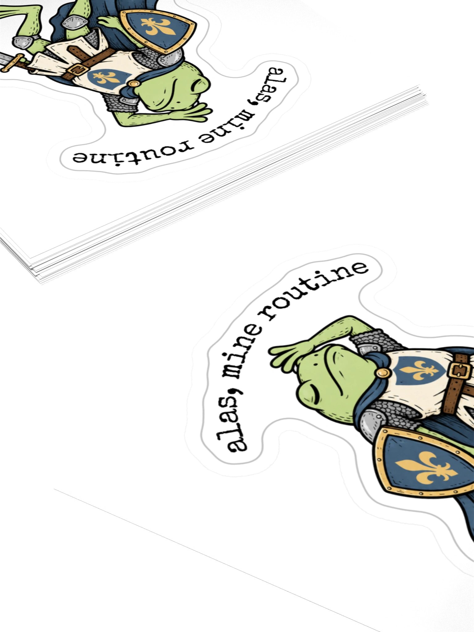 Alas, Mine! My Routine Hath Been Disturbed - Sticker product image (4)