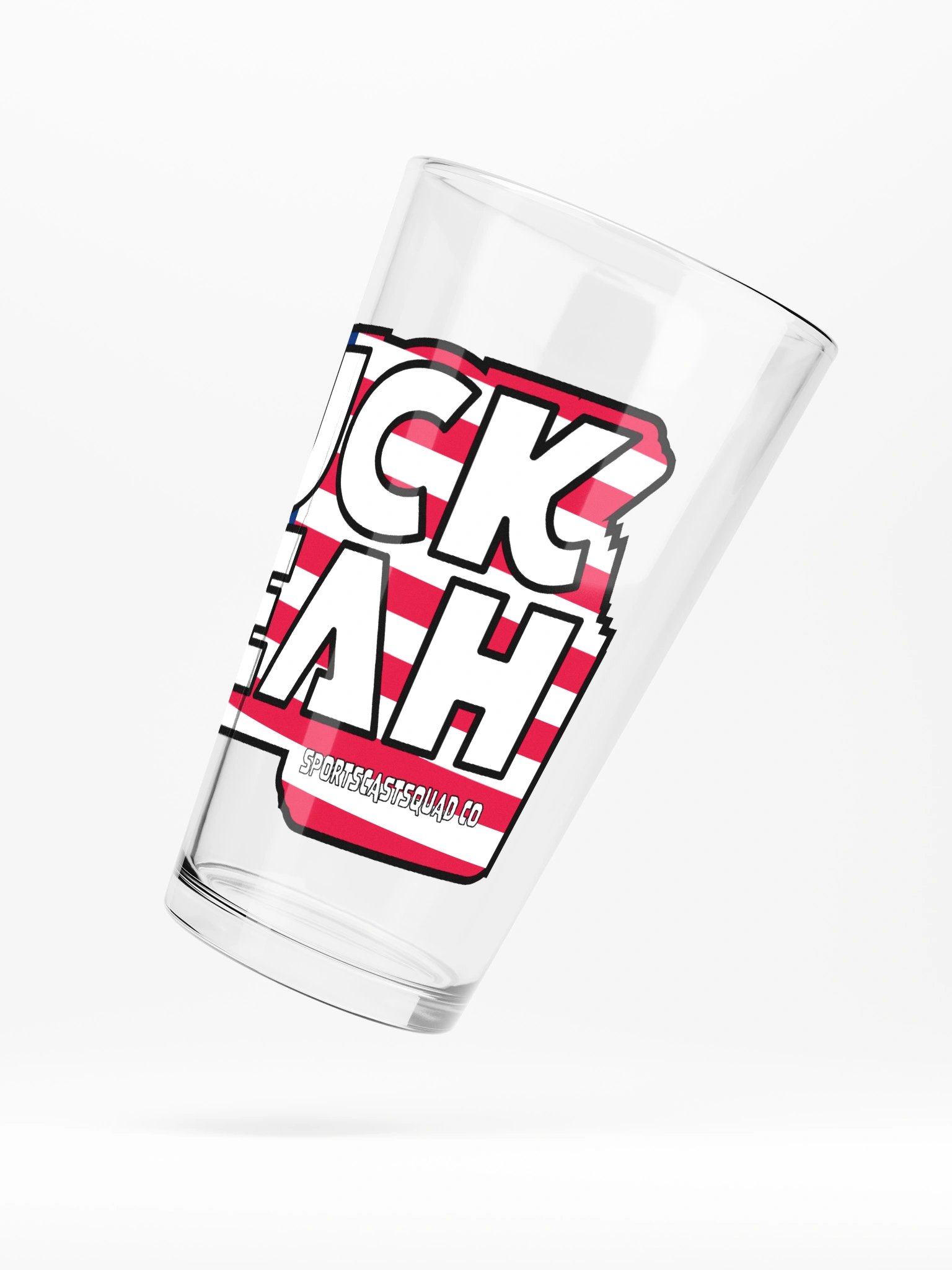 AMERICA FUCK YEAH PINT GLASS product image (5)