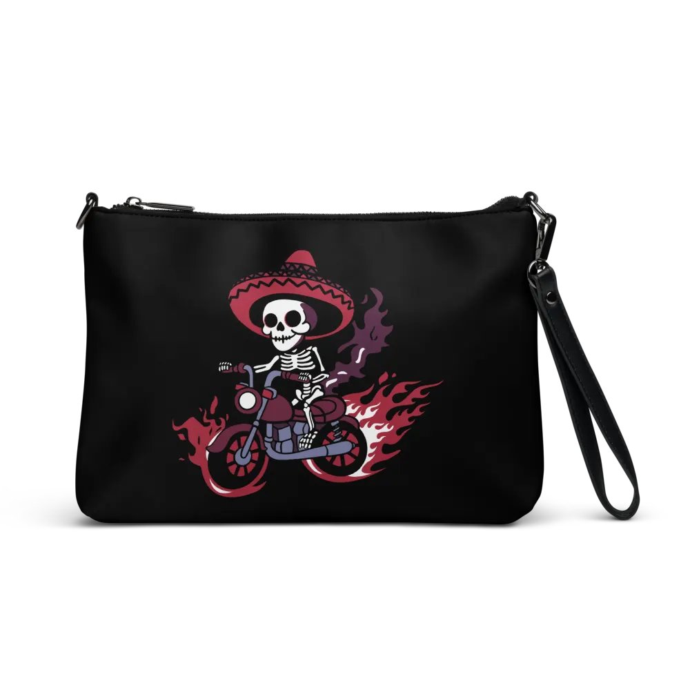 Bone to be Wild Flip-Sided Faux Leather Crossbody Bag product image (1)