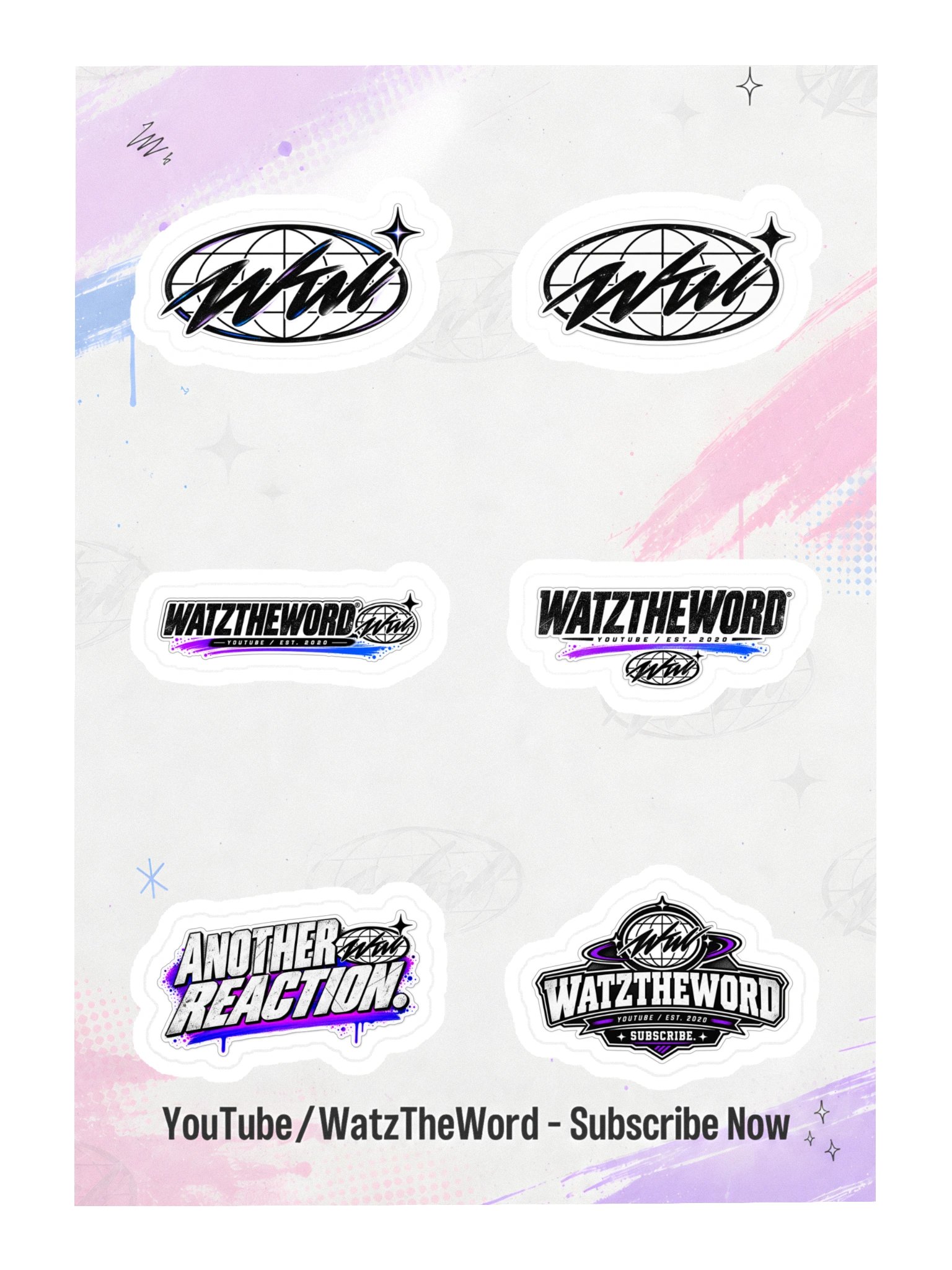 WatzTheWord - Stickers (6-pack) product image (3)