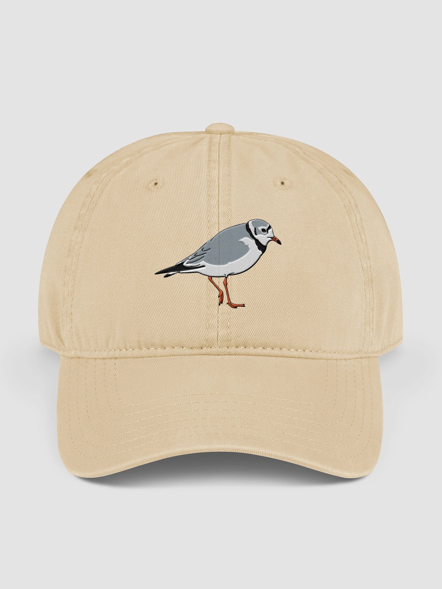 Piping Plover Embroidered Garment Washed Baseball Cap product image (21)