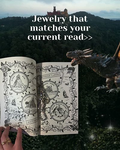 Jewelry that matches your current read? Say less. ✨📖🐉

The perfect bookish accessory to bring a little extra magic to your re...